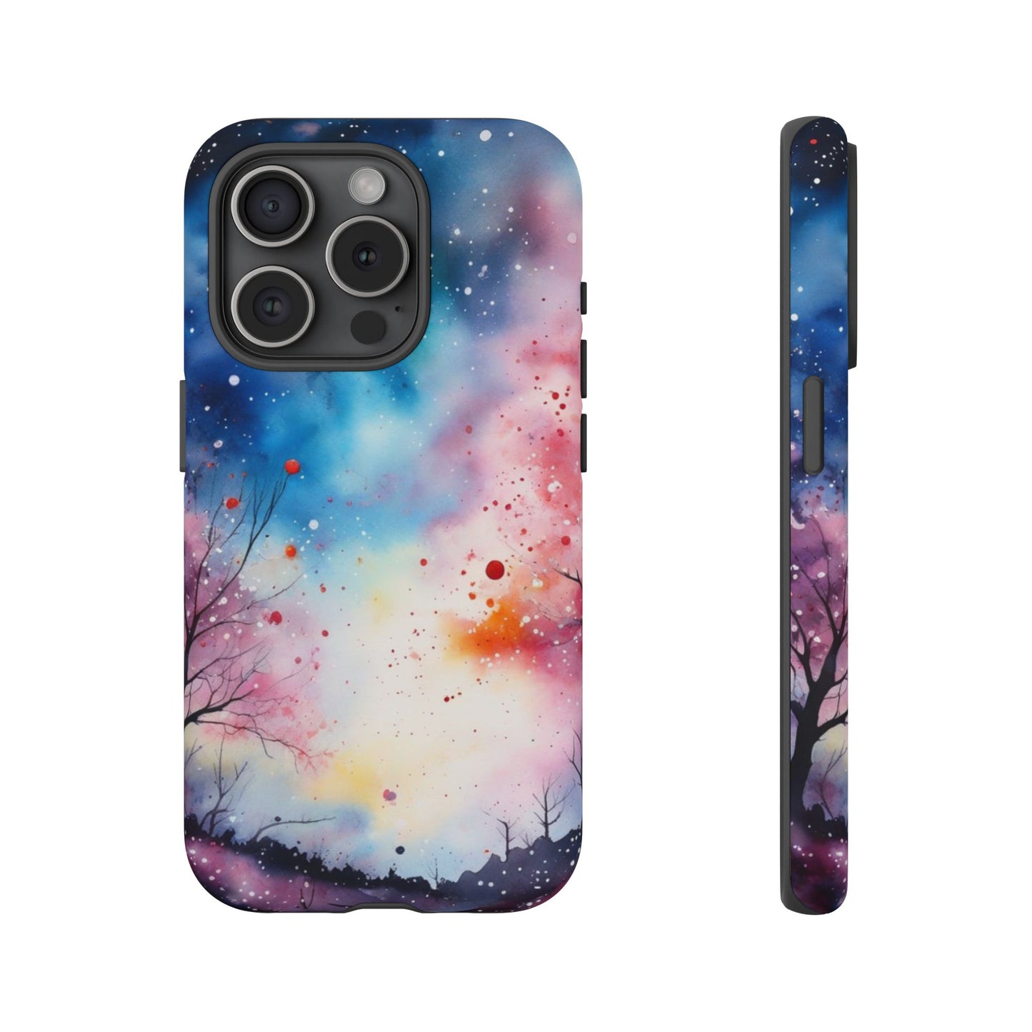 iPhone Tough Case - Fantasy, Abstract art, Phone Case for iPhone 15\16, Samsung Galaxy S25/S24 – Dual Layer, Matte/Glossy Finish, Wireless Charging Compatible