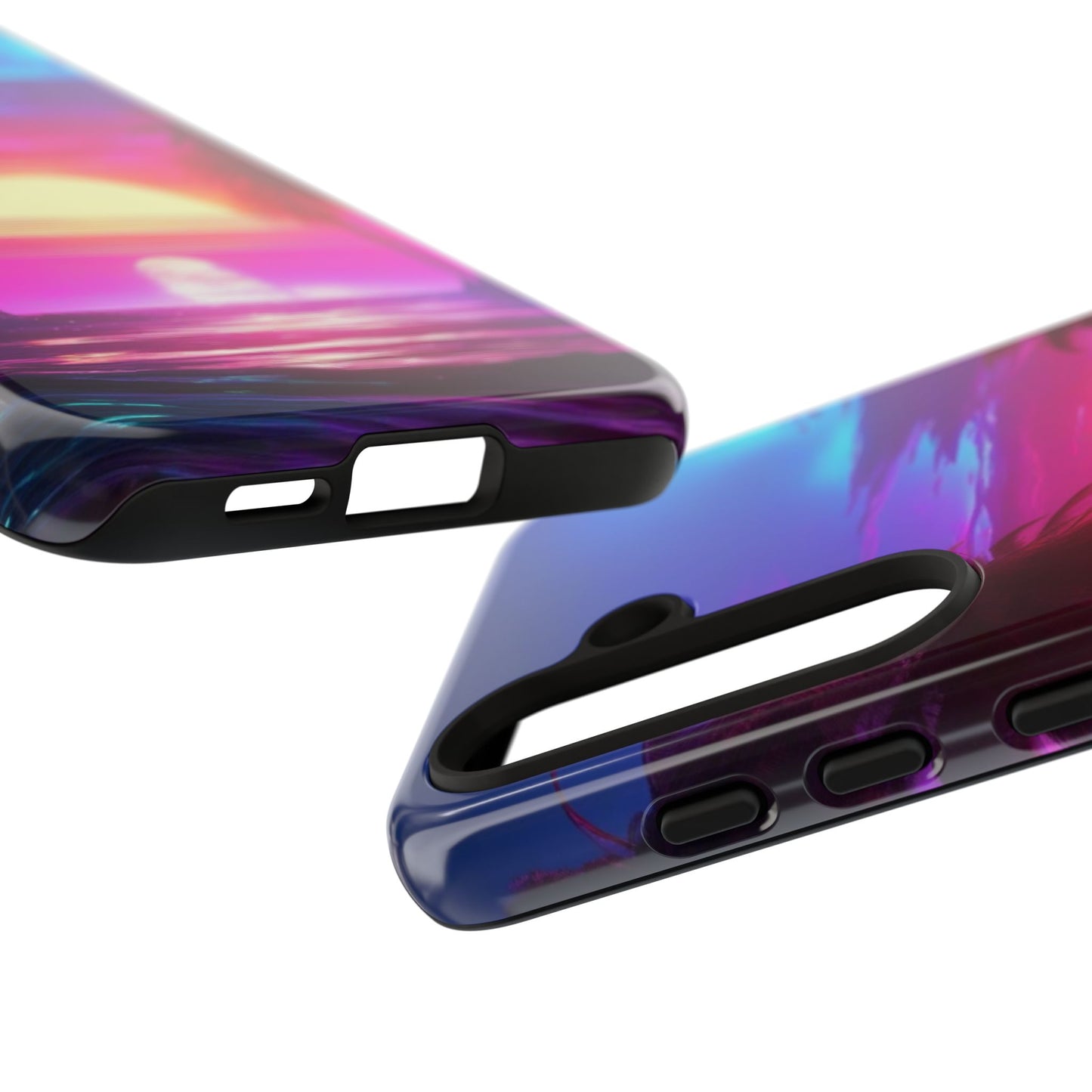 Tough Case Phone Case for Samsung Galaxy S25/S24 – Dual Layer, Matte/Glossy Finish, Wireless Charging Compatible