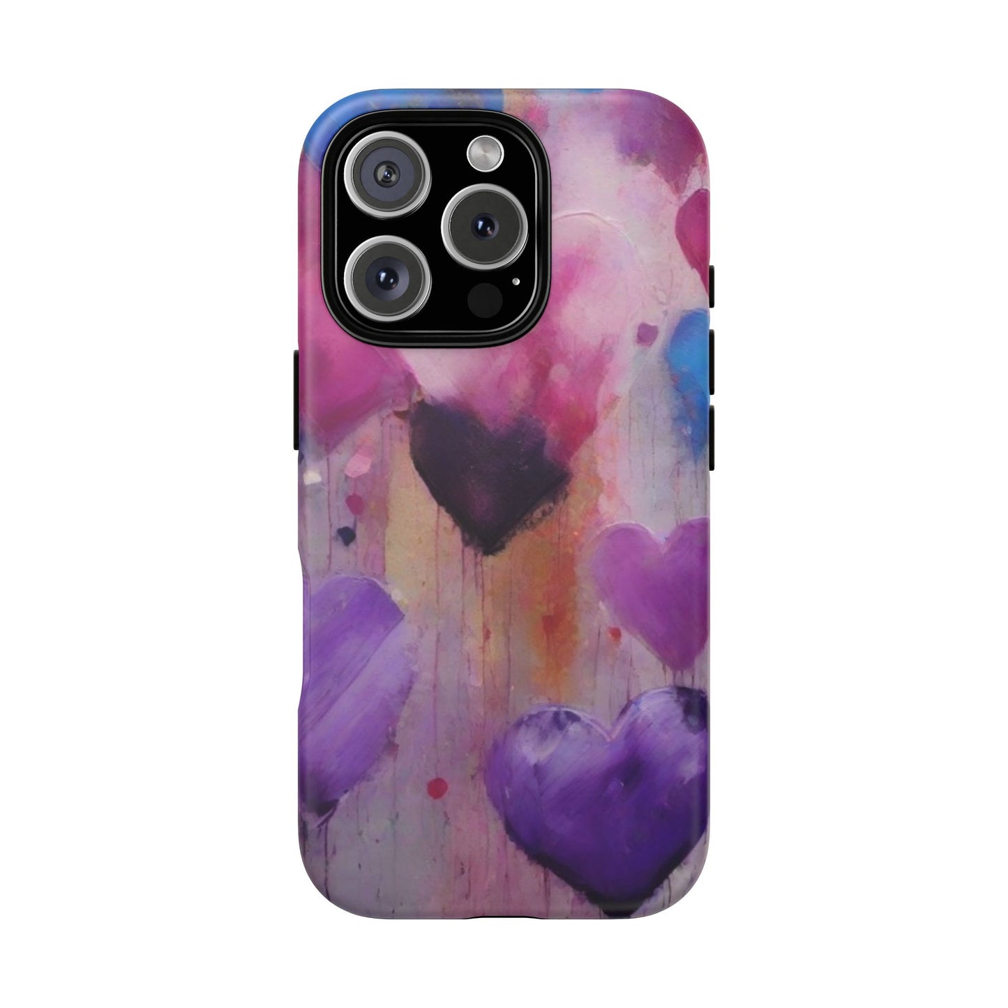 iPhone Tough Case Phone Case for iPhone 16, Samsung Galaxy S25 – Dual Layer, Matte/Glossy Finish, Wireless Charging Compatible