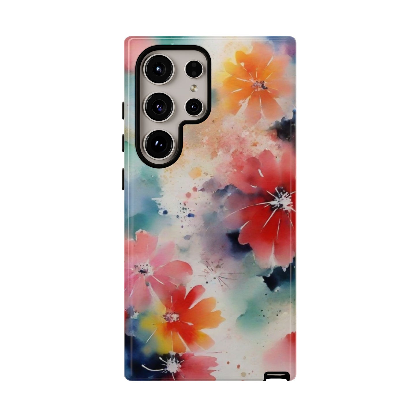 Tough Case Phone Case for Samsung Galaxy S25/S24 – Dual Layer, Matte/Glossy Finish, Wireless Charging Compatible