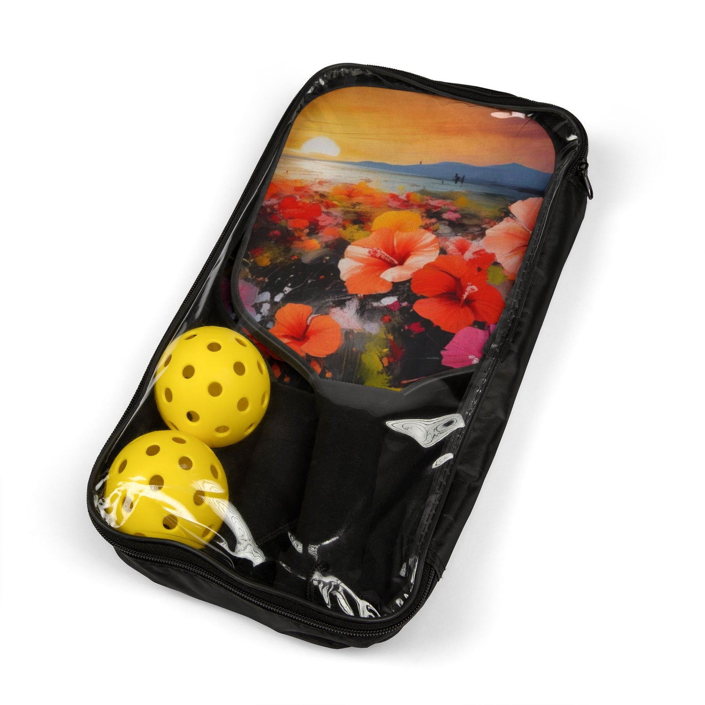 Pickleball Kit – Durable Wooden Paddles, Portable Set with Balls & Carry Bag for All Skill Levels - Perfect for Outdoor Fun!
