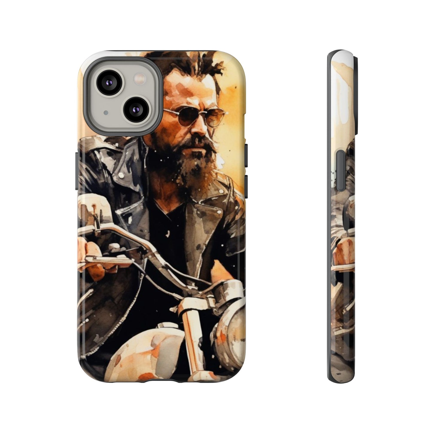 iPhone Tough Case Phone Case for iPhone 14\15\16 – Dual Layer, Matte/Glossy Finish, Wireless Charging Compatible