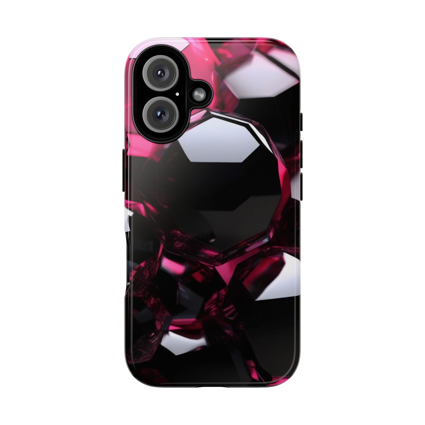 iPhone Tough Case Phone Case for iPhone 14\15\16 – Dual Layer, Matte/Glossy Finish, Wireless Charging Compatible