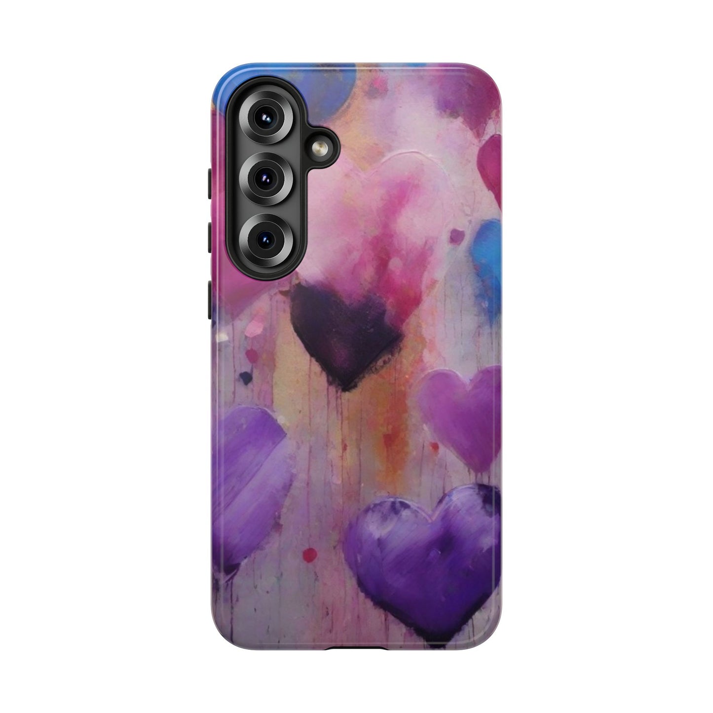 iPhone Tough Case Phone Case for iPhone 16, Samsung Galaxy S25 – Dual Layer, Matte/Glossy Finish, Wireless Charging Compatible