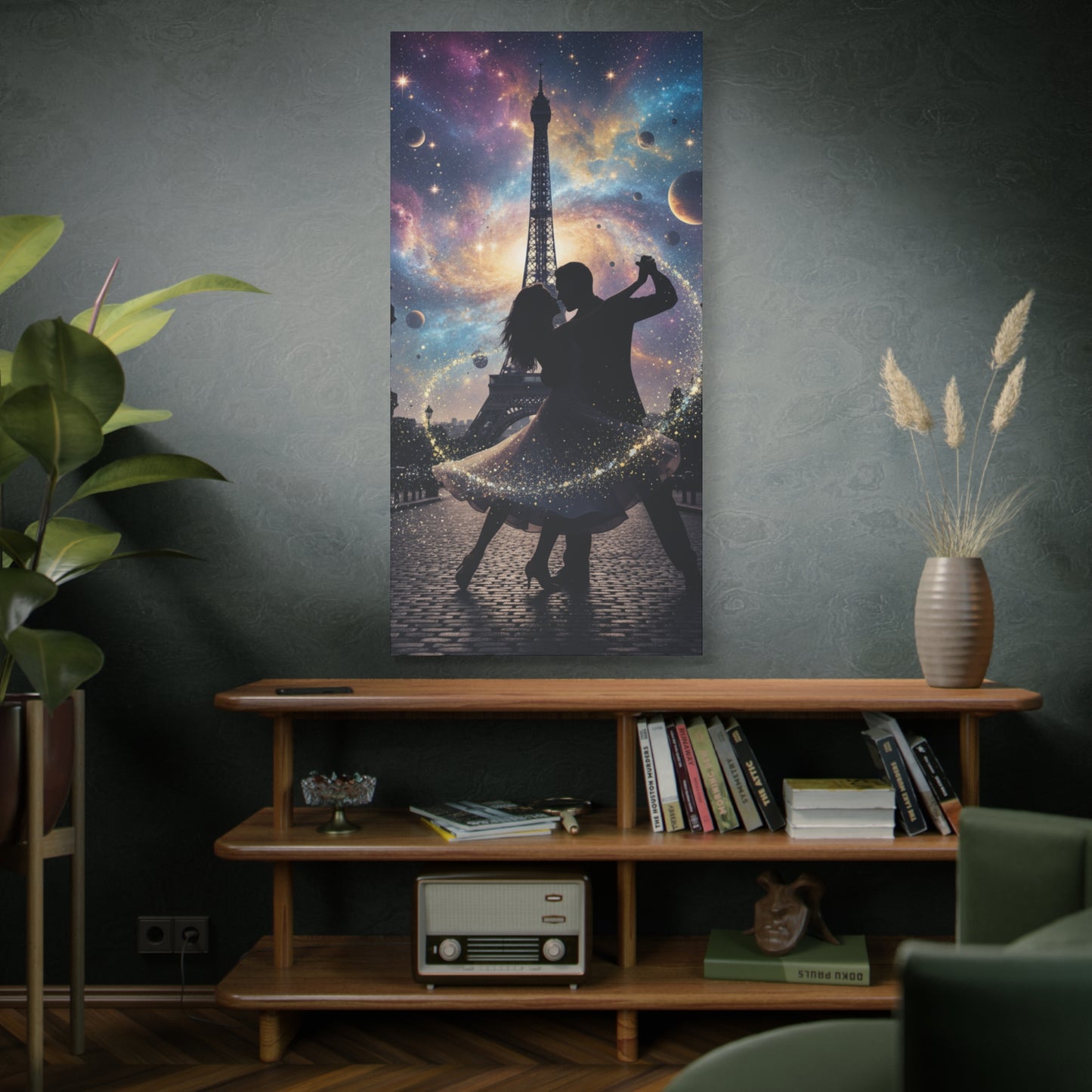 Canvas Print – Modern Wall Art, Matte Canvas, Ready to Hang, Home & Office Décor, Modern Wall Décor, Romantic Paris Dance Canvas Print — Couple Wall Art, Canvas Wall Decor