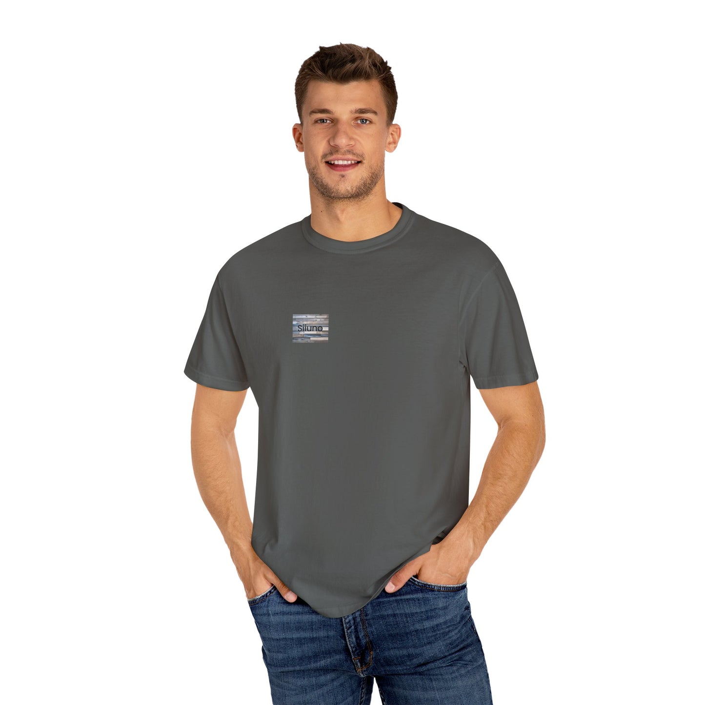 Garment-Dyed T-Shirt with Unique Design, Casual Tee, Vintage-Inspired Shirt, Everyday Wear, Stylish Summer Top