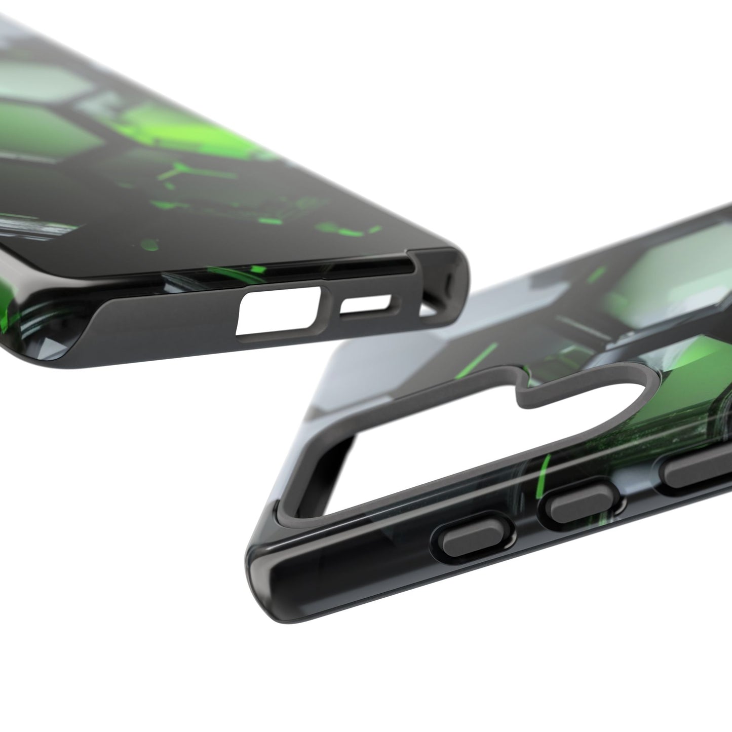 Tough Case Phone Case for Samsung Galaxy S25/S24– Dual Layer, Matte/Glossy Finish, Wireless Charging Compatible
