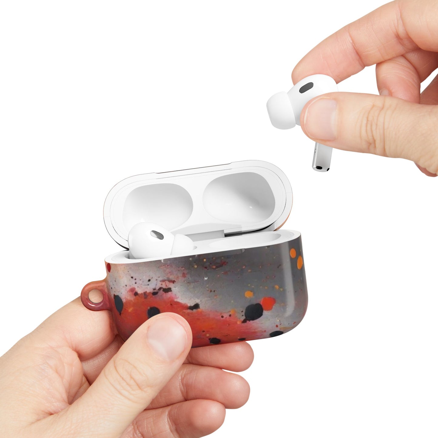 Printed AirPods Case – Scratch-Resistant, Slim & Lightweight Polycarbonate Cover - Trendy Audio Accessory