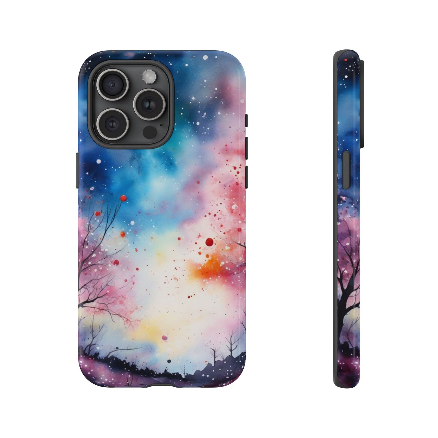 iPhone Tough Case - Fantasy, Abstract art, Phone Case for iPhone 15\16, Samsung Galaxy S25/S24 – Dual Layer, Matte/Glossy Finish, Wireless Charging Compatible