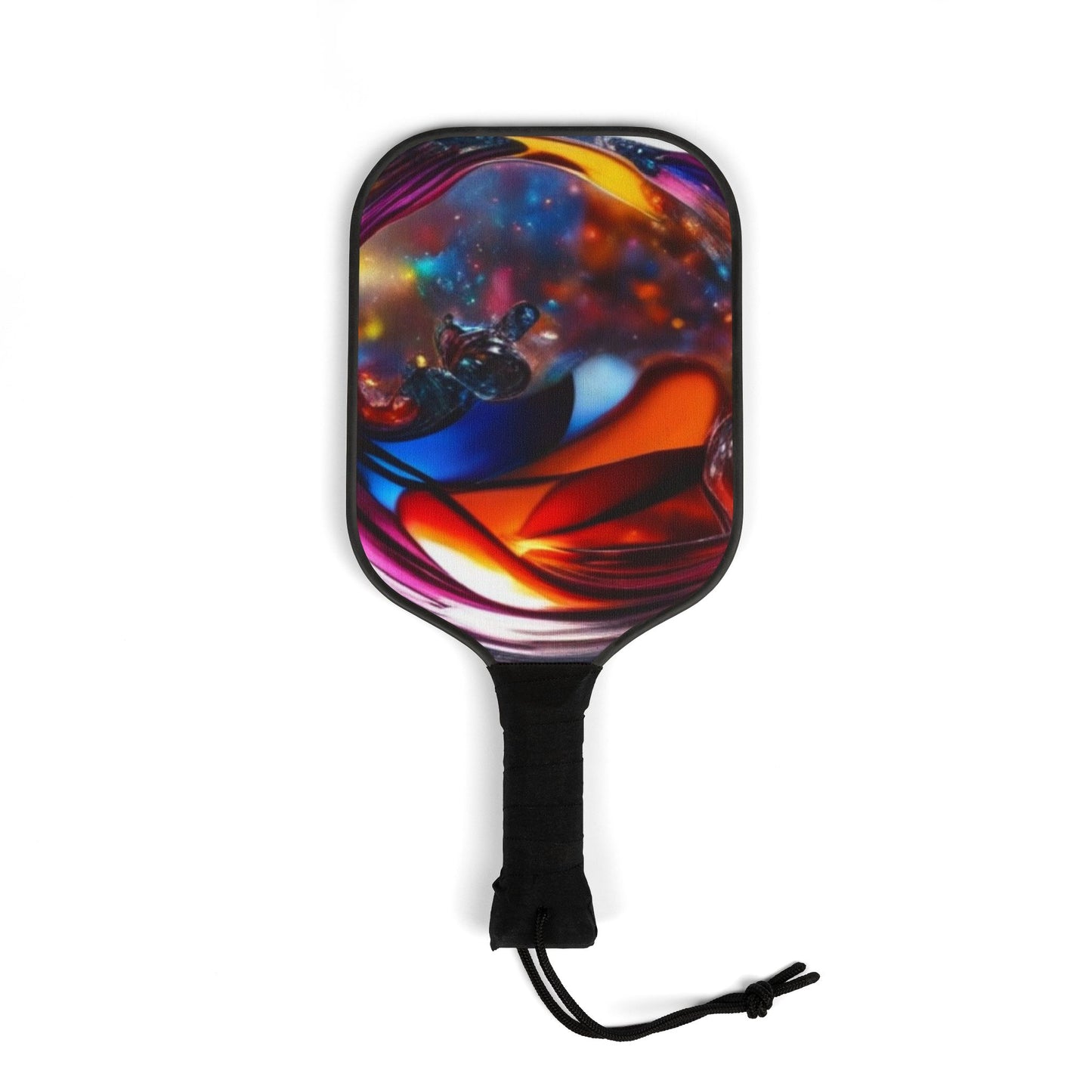 Pickleball Kit – Durable Wooden Paddles, Portable Set with Balls & Carry Bag for All Skill Levels - Perfect for Outdoor Fun! Vibrant Pickleball Paddle Set with Balls - Eye-Catching Sports Kit
