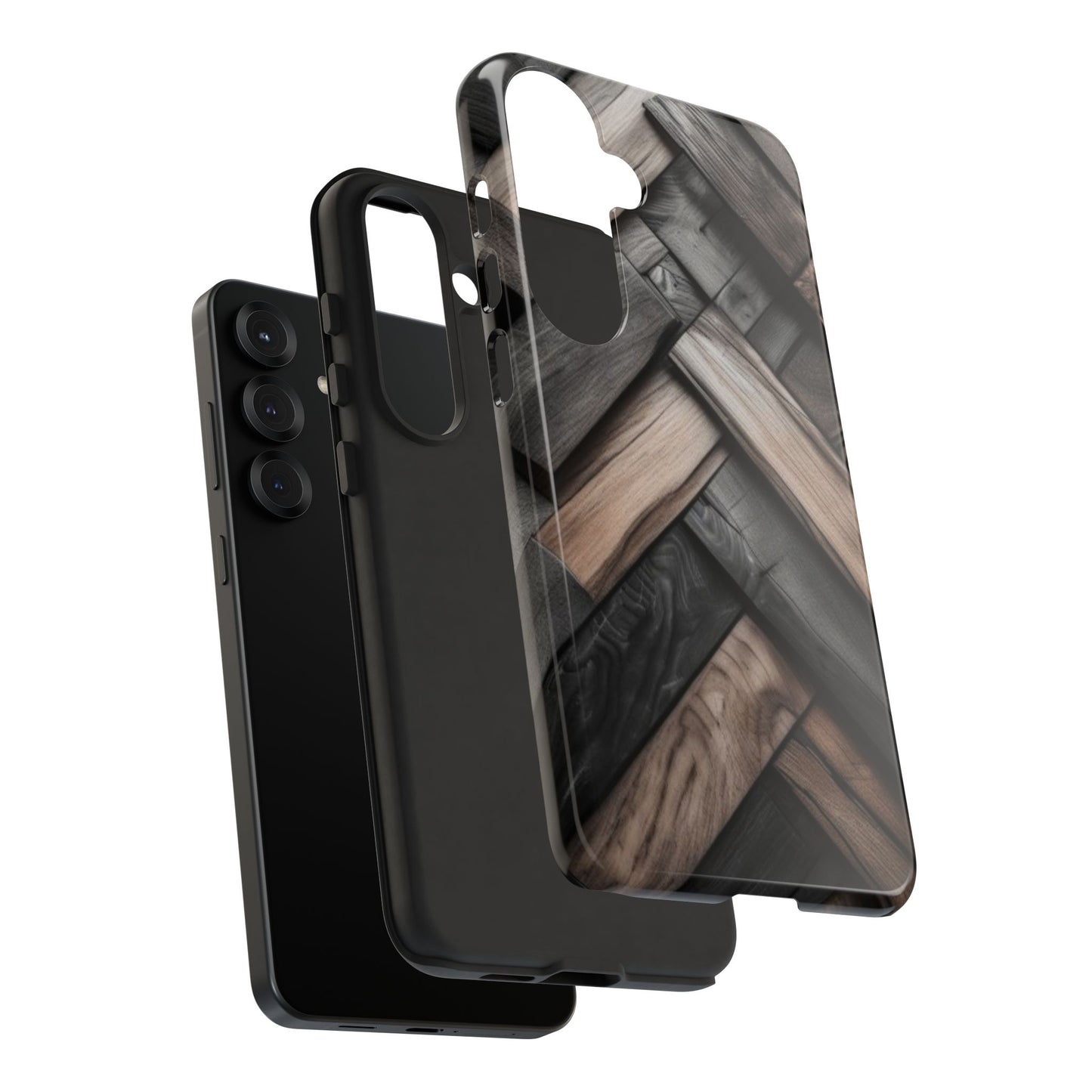 Tough Case Phone Case for Samsung Galaxy S25/S24 – Dual Layer, Matte/Glossy Finish, Wireless Charging Compatible