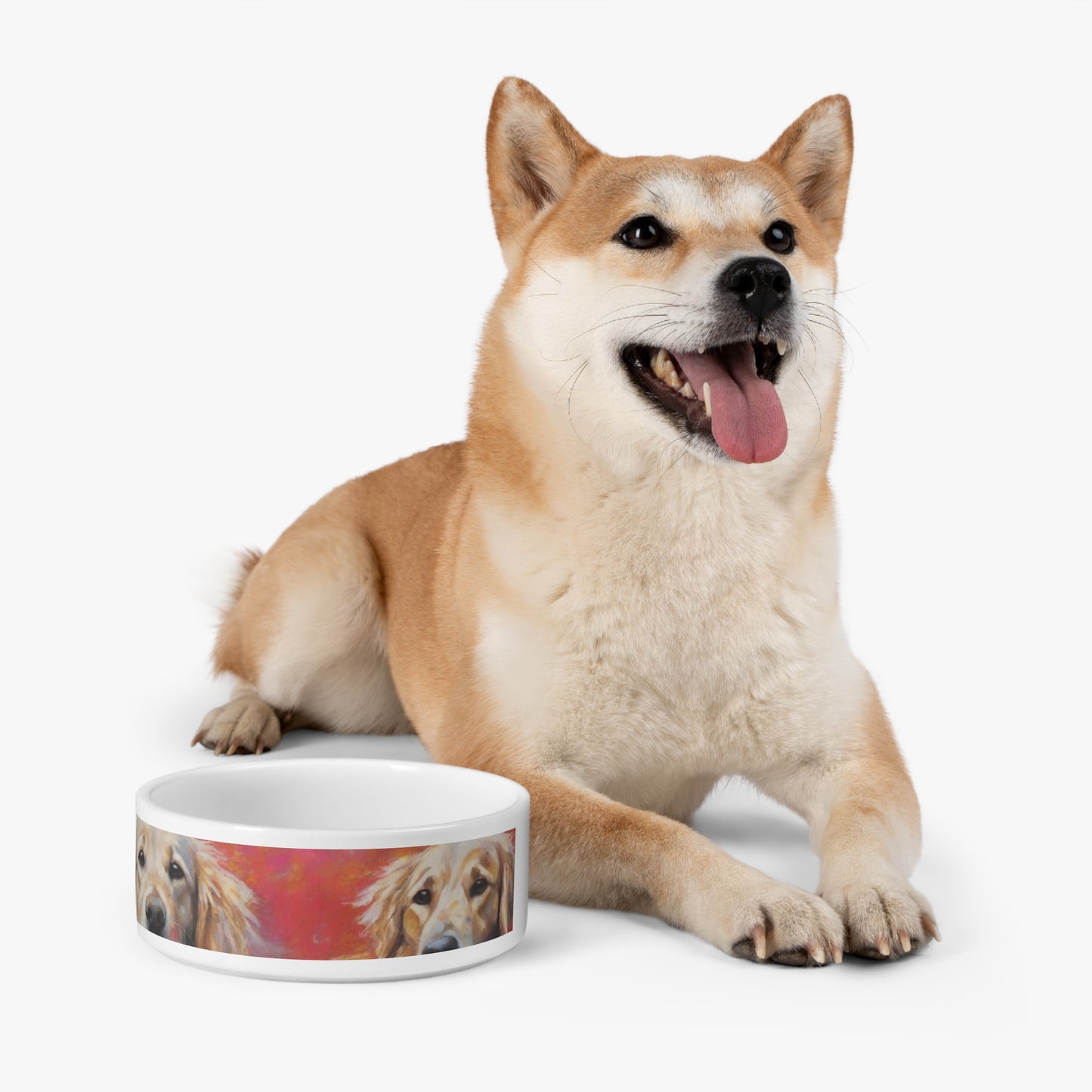 Pet Dog Bowl – Ceramic Food & Water Dog Bowl, Microwave & Dishwasher Safe