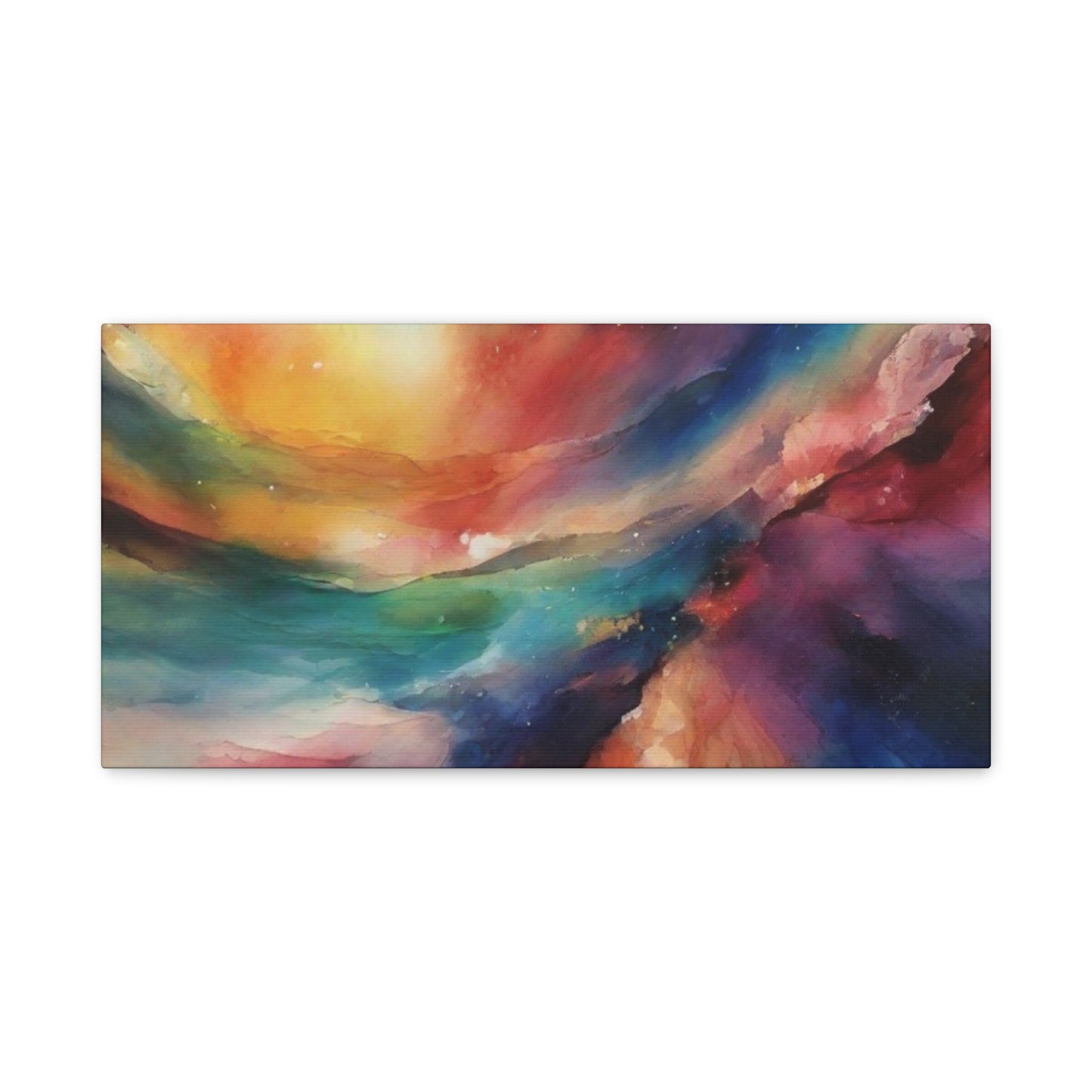 Abstract Art Canvas Print – Modern Wall Art, Digital Artwork, Space, Galaxy, Matte Canvas, Ready to Hang, Home & Office Décor, Modern Wall Décor