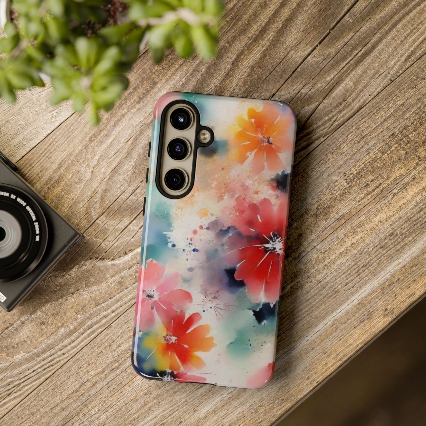 Tough Case Phone Case for Samsung Galaxy S25/S24 – Dual Layer, Matte/Glossy Finish, Wireless Charging Compatible