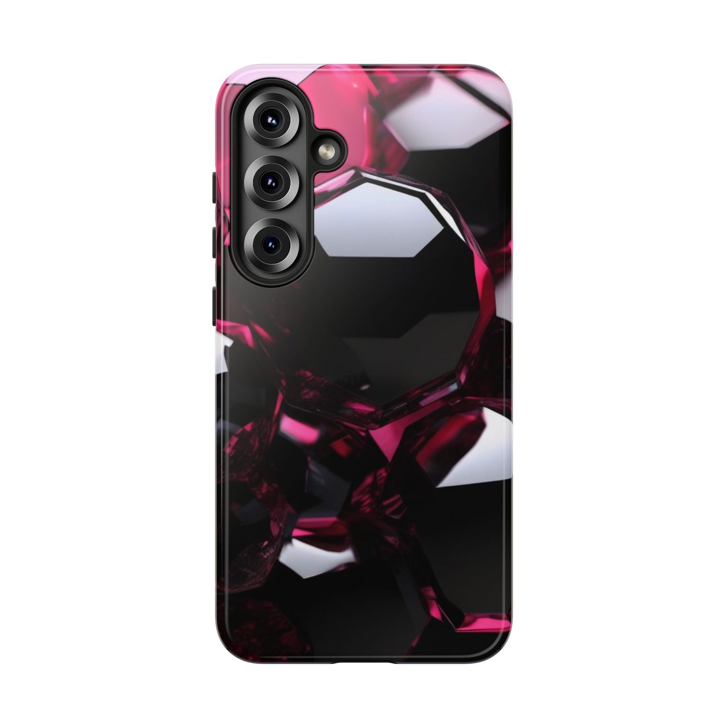 Tough Case Phone Case for Samsung Galaxy S25/S24 – Dual Layer, Matte/Glossy Finish, Wireless Charging Compatible