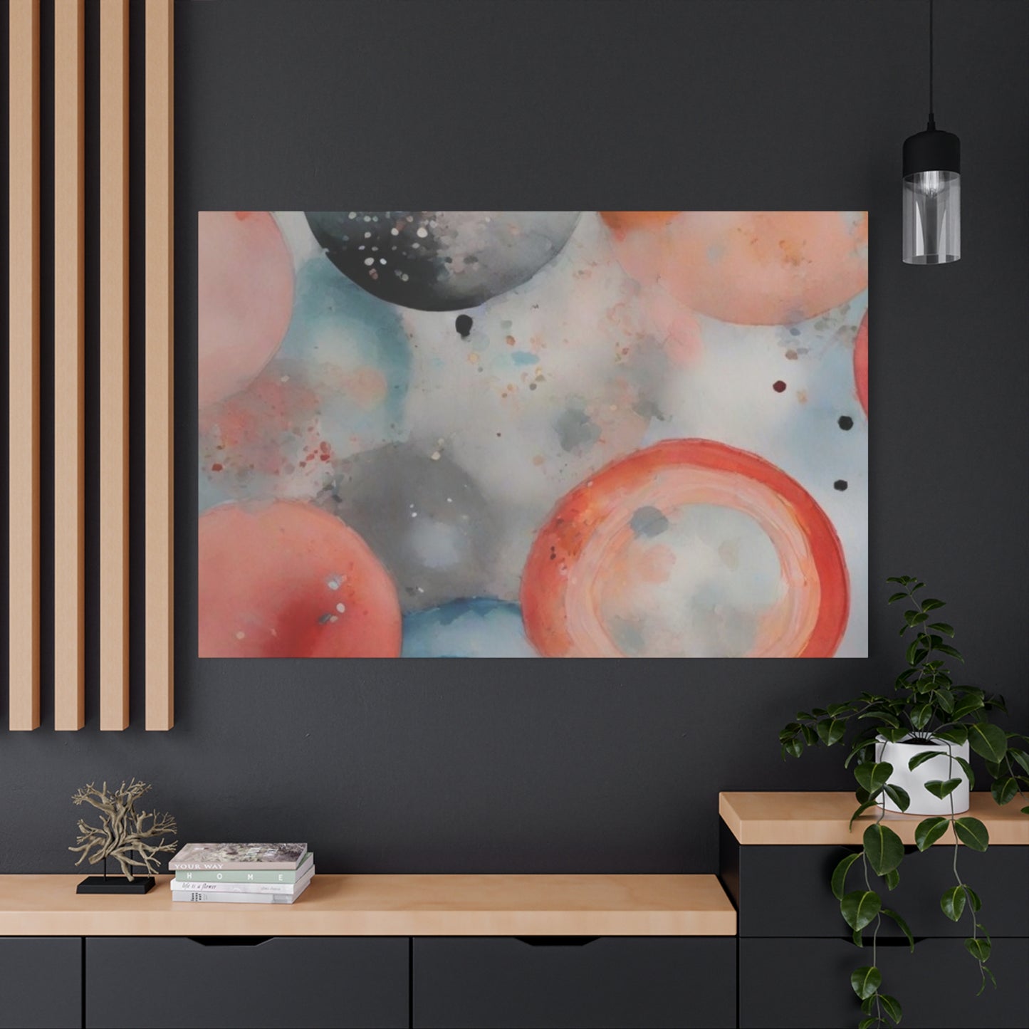 Abstract Art Canvas Print – Modern Wall Art, Digital Artwork, Matte Canvas, Ready to Hang, Home & Office Décor, Modern Wall Décor