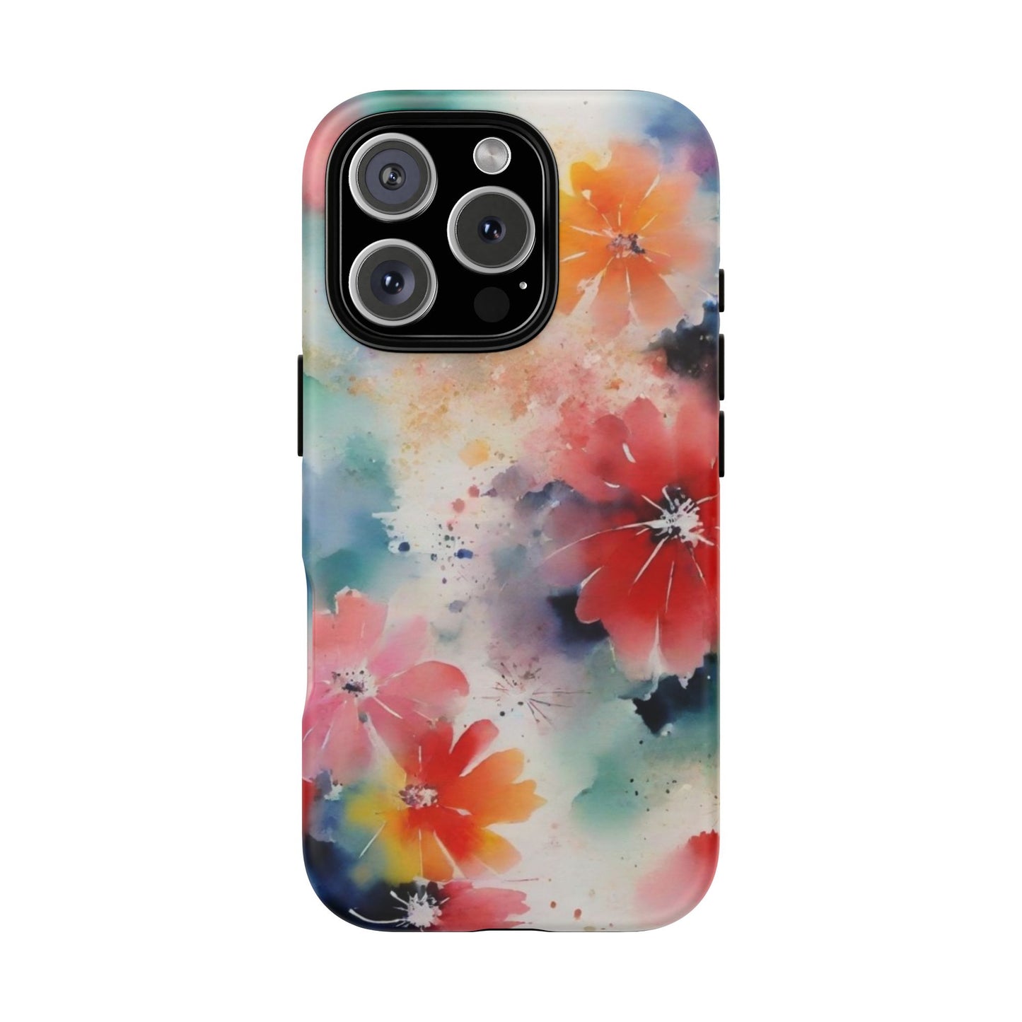 iPhone Tough Case Phone Case for iPhone 16– Dual Layer, Matte/Glossy Finish, Wireless Charging Compatible