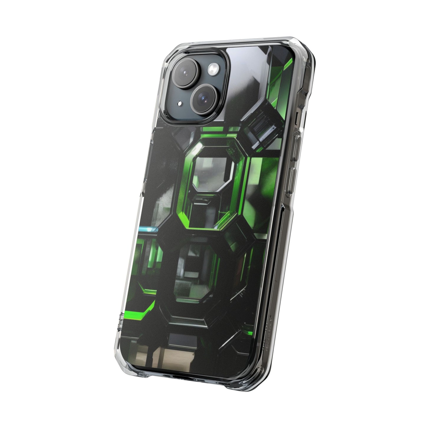 Magnetic Phone Case for iPhone 16/15/14 | Stylish Clear Impact Case, Trendy Protection for iPhone, Unique Gifts for Tech Lovers, Modern Aesthetic