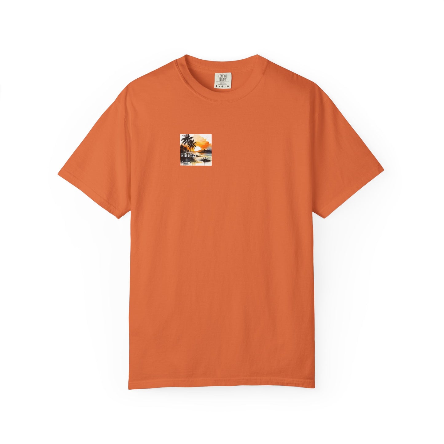 Tropical Sunset T-shirt | Unisex Garment-Dyed Tee | Beach Vibe, Summer Fashion, Vacation Essential, Gift Idea, Relaxed Style