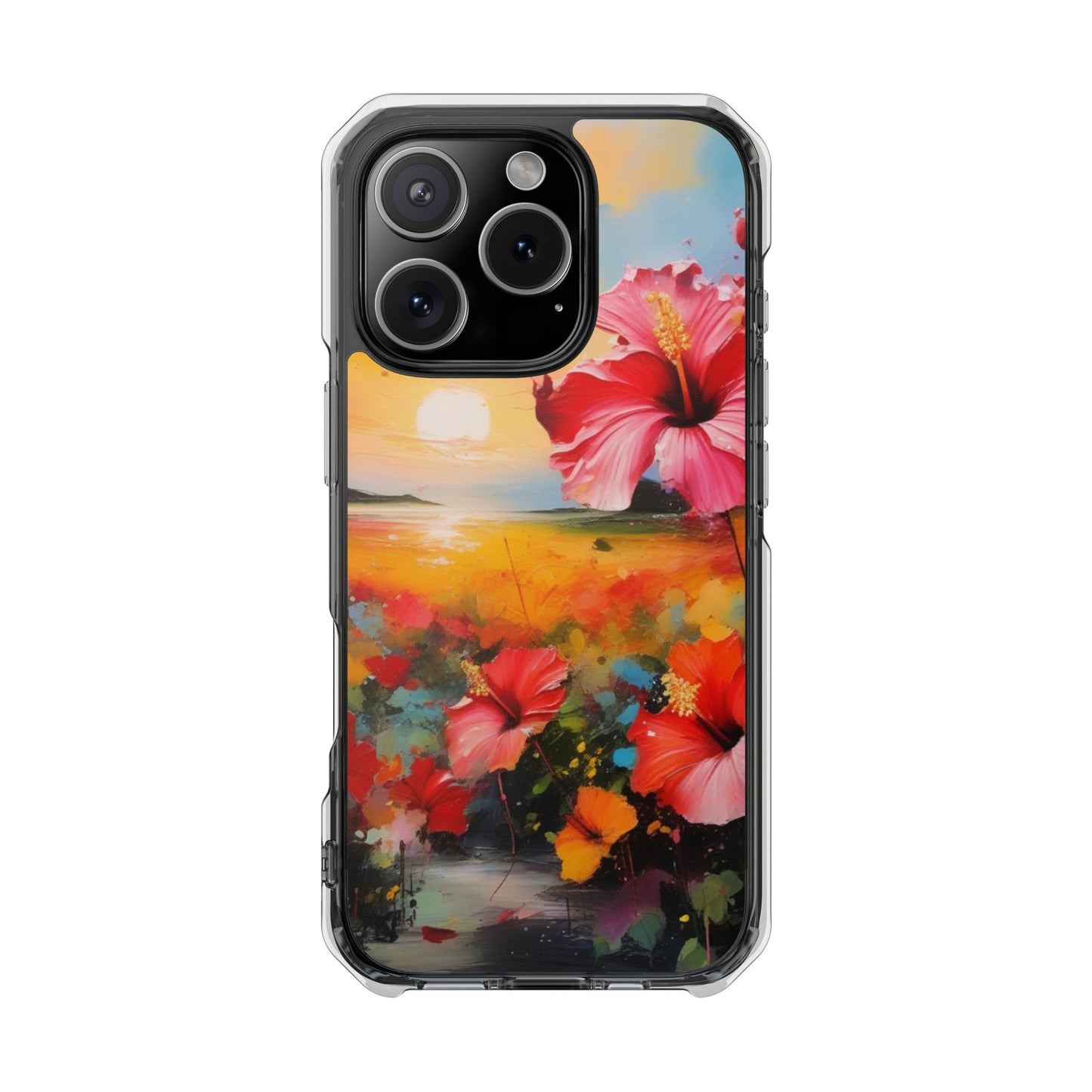 Magnetic Phone Case for iPhone 16/15/14 | Stylish Clear Impact Case, Trendy Protection for iPhone, Unique Gifts for Tech Lovers, Modern Aesthetic