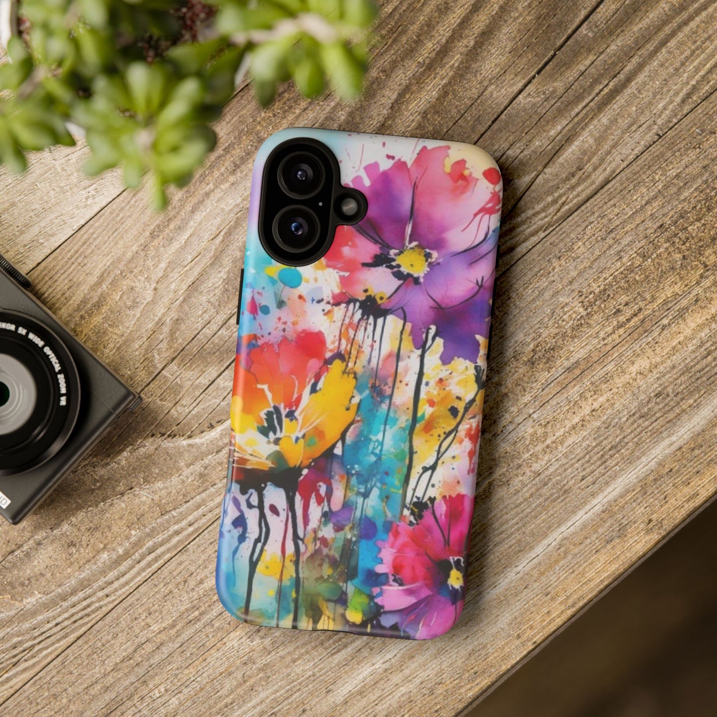 Tough Case Phone Case for iPhone 14,15,16 – Dual Layer, Matte/Glossy Finish, Wireless Charging Compatible