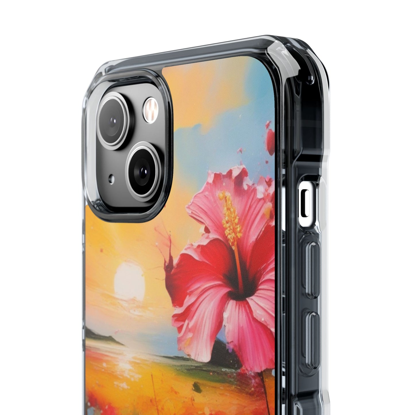 Magnetic Phone Case for iPhone 16/15/14 | Stylish Clear Impact Case, Trendy Protection for iPhone, Unique Gifts for Tech Lovers, Modern Aesthetic