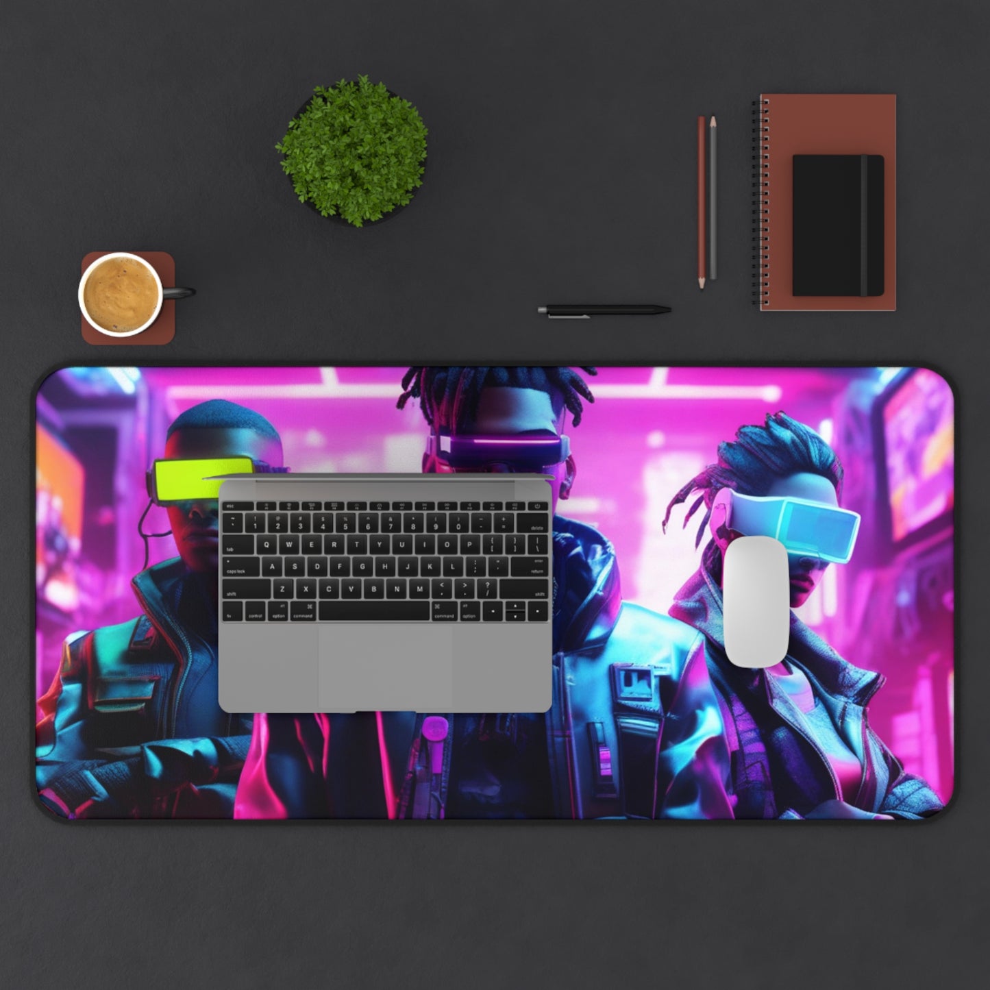 Large Gaming Mouse Pad – Premium Mouse Pad & Tech Accessory for Home & Office, Premium Desk Mat, Gaming Mouse Pad, Non-slip, Futuristic Gaming Desk Mat - Perfect for Gamers & Tech Enthusiasts