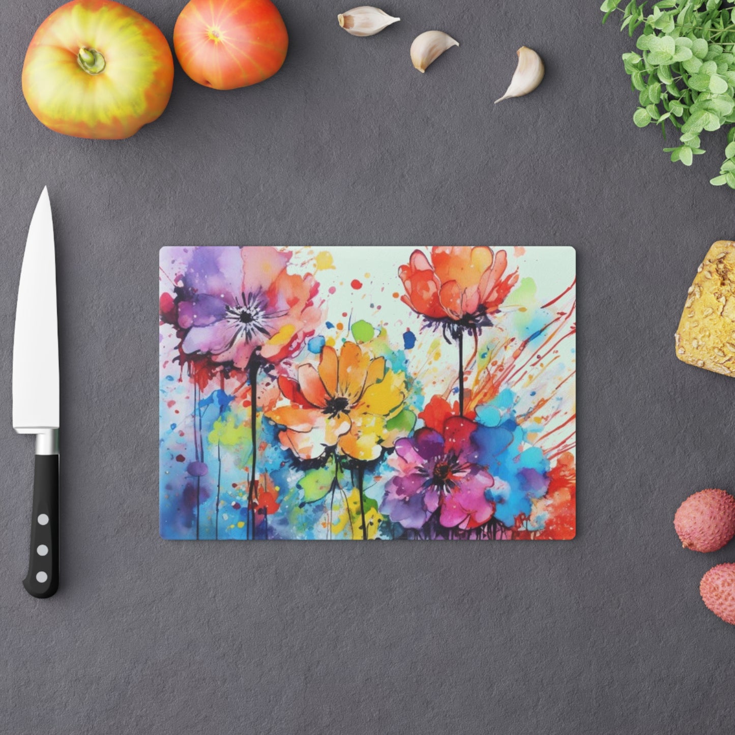 Tempered Glass Cutting Board – Hygienic, Scratch-Resistant, Dishwasher-Safe | Modern Kitchen Essential