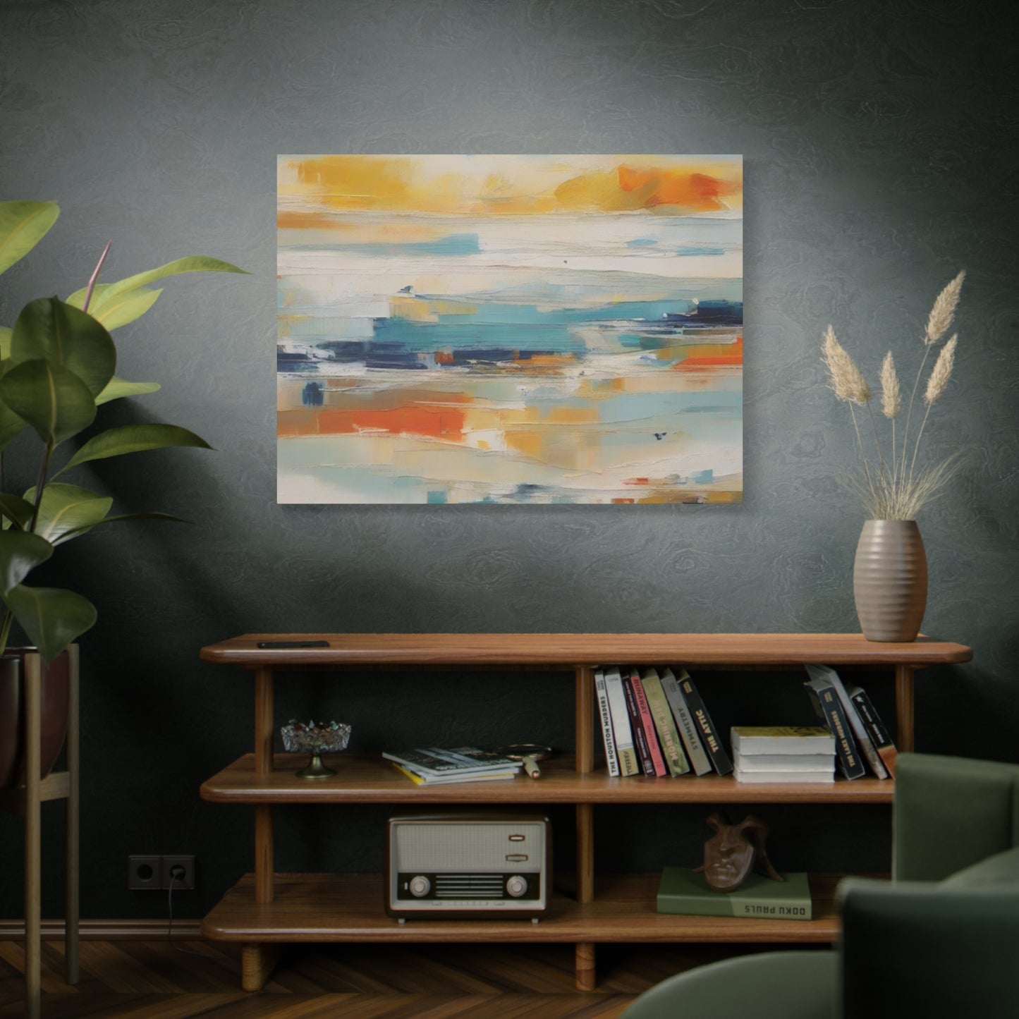 Abstract Art Canvas Print – Modern Wall Art, Digital Artwork, Matte Canvas, Ready to Hang, Home & Office Décor, Modern Wall Décor