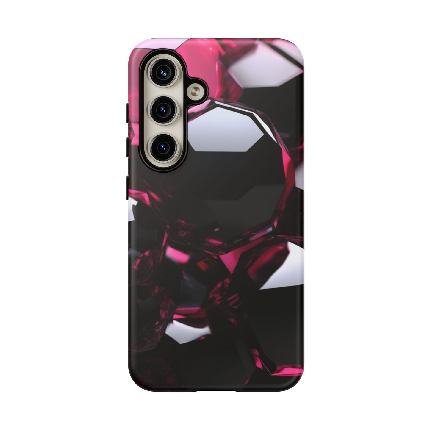 Tough Case Phone Case for Samsung Galaxy S25/S24 – Dual Layer, Matte/Glossy Finish, Wireless Charging Compatible