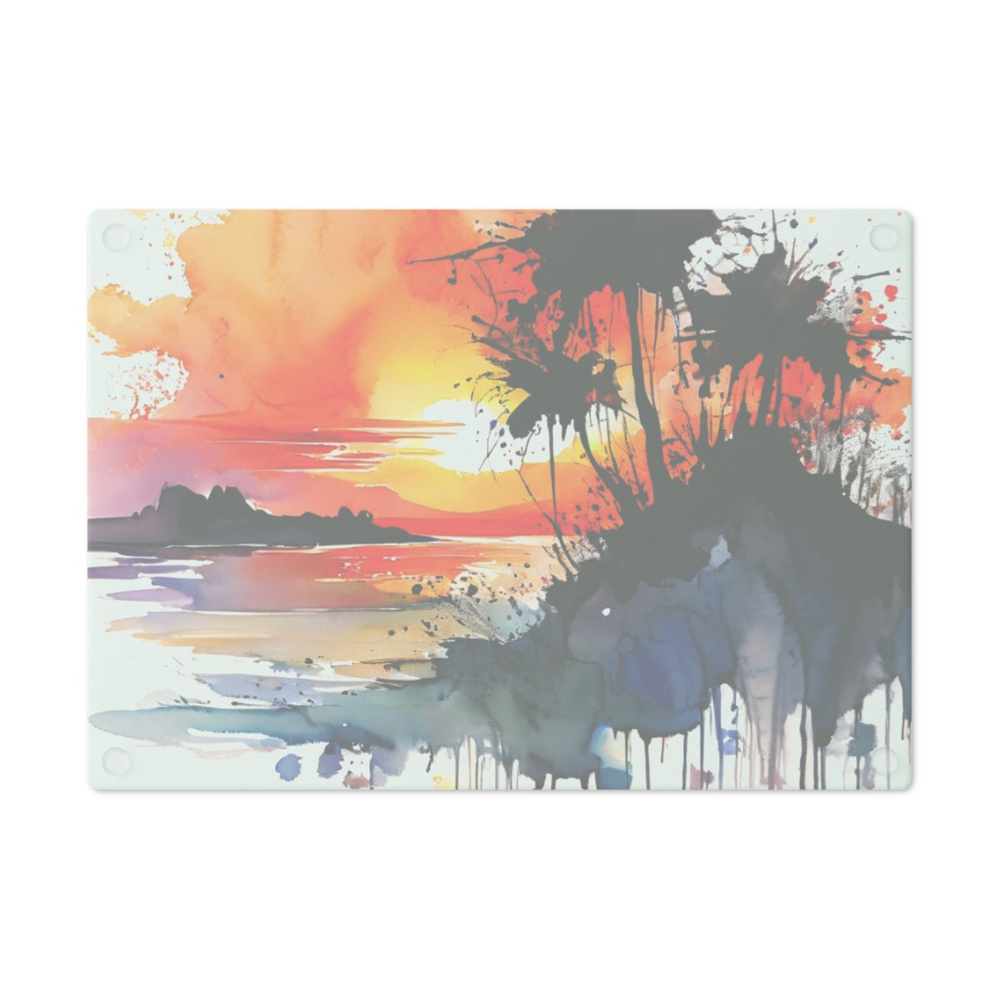 Tempered Glass Cutting Board – Hygienic, Scratch-Resistant, Dishwasher-Safe | Modern Kitchen Essential