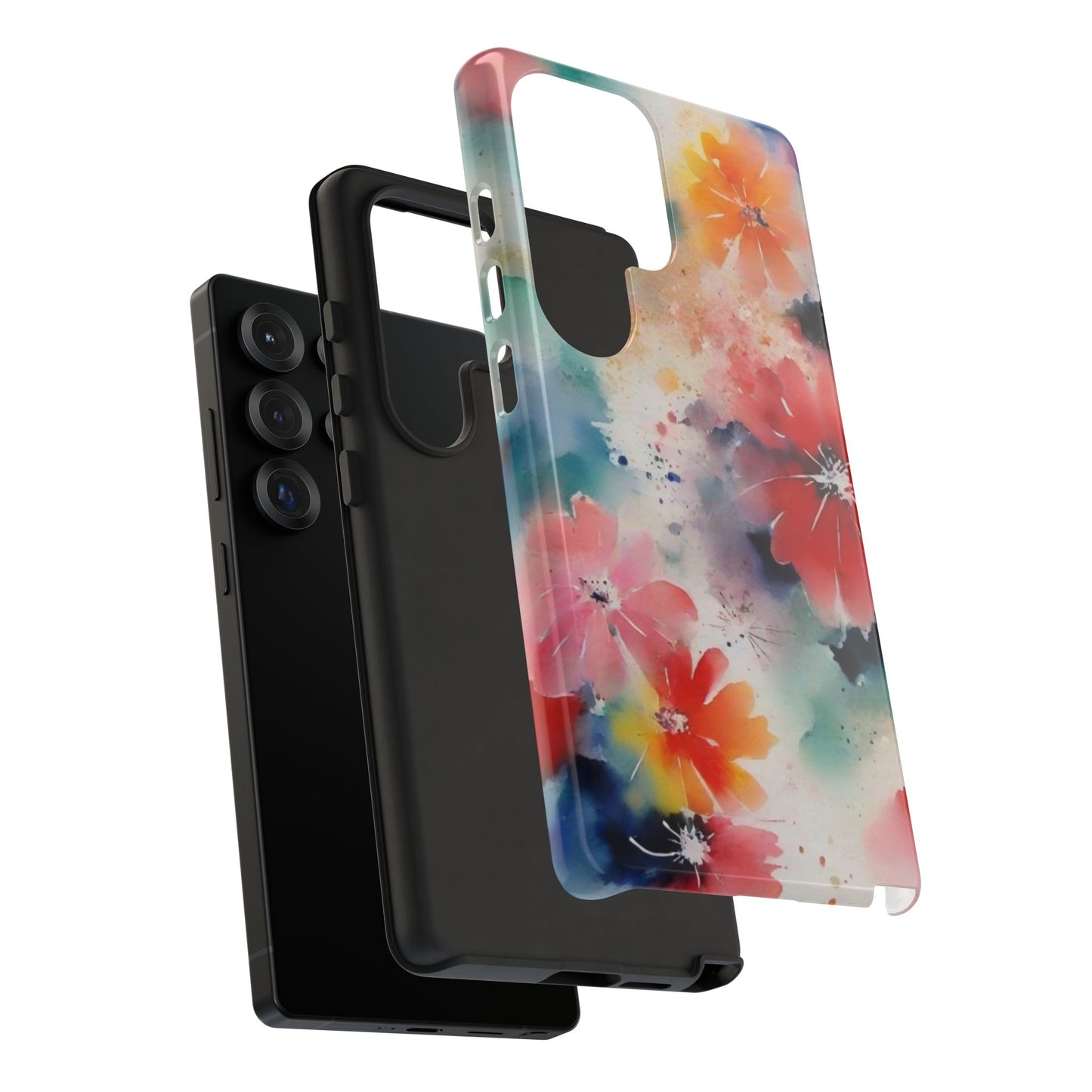 Tough Case Phone Case for Samsung Galaxy S25/S24 – Dual Layer, Matte/Glossy Finish, Wireless Charging Compatible