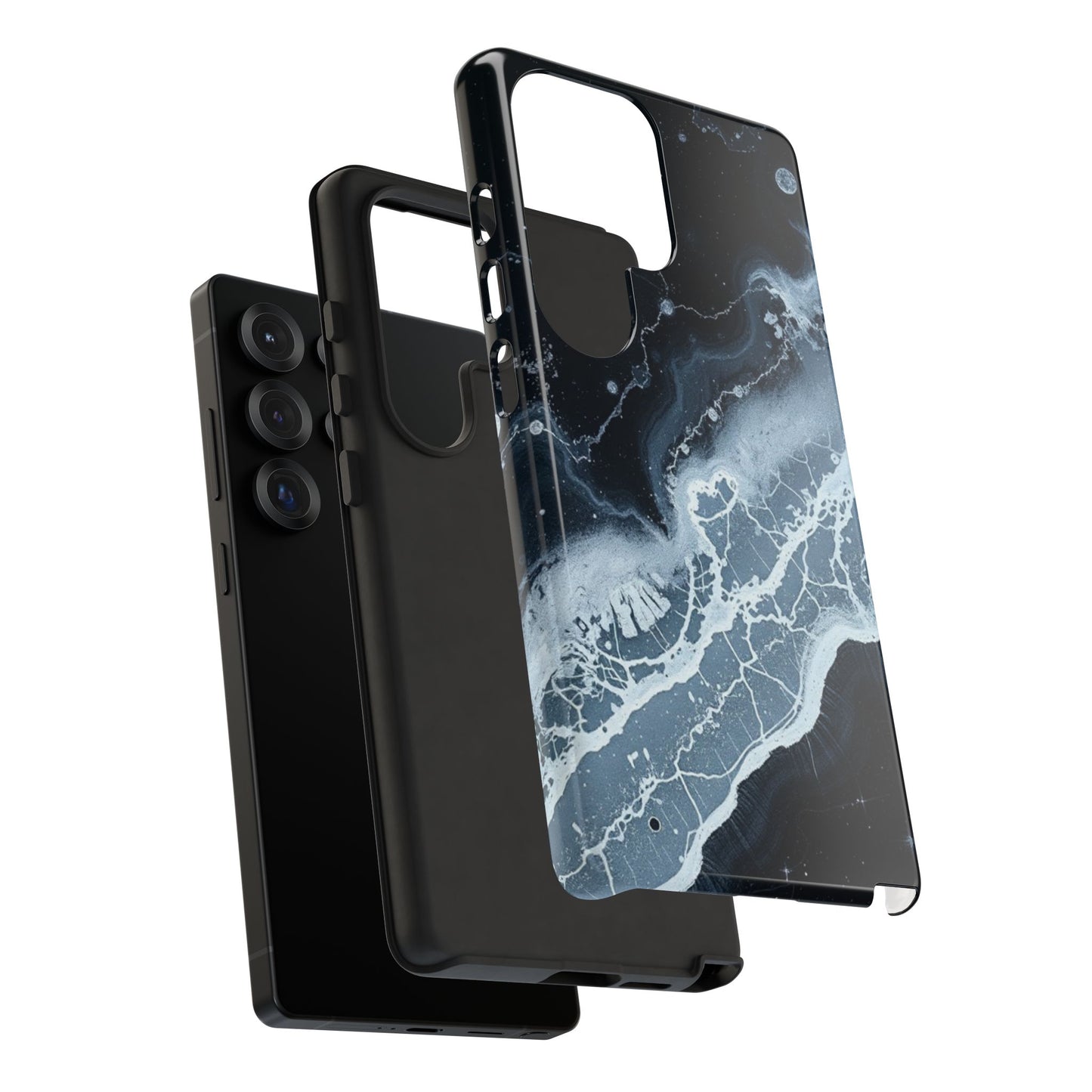 Tough Case Phone Case for iPhone 16, Samsung Galaxy S25– Dual Layer, Matte/Glossy Finish, Wireless Charging Compatible
