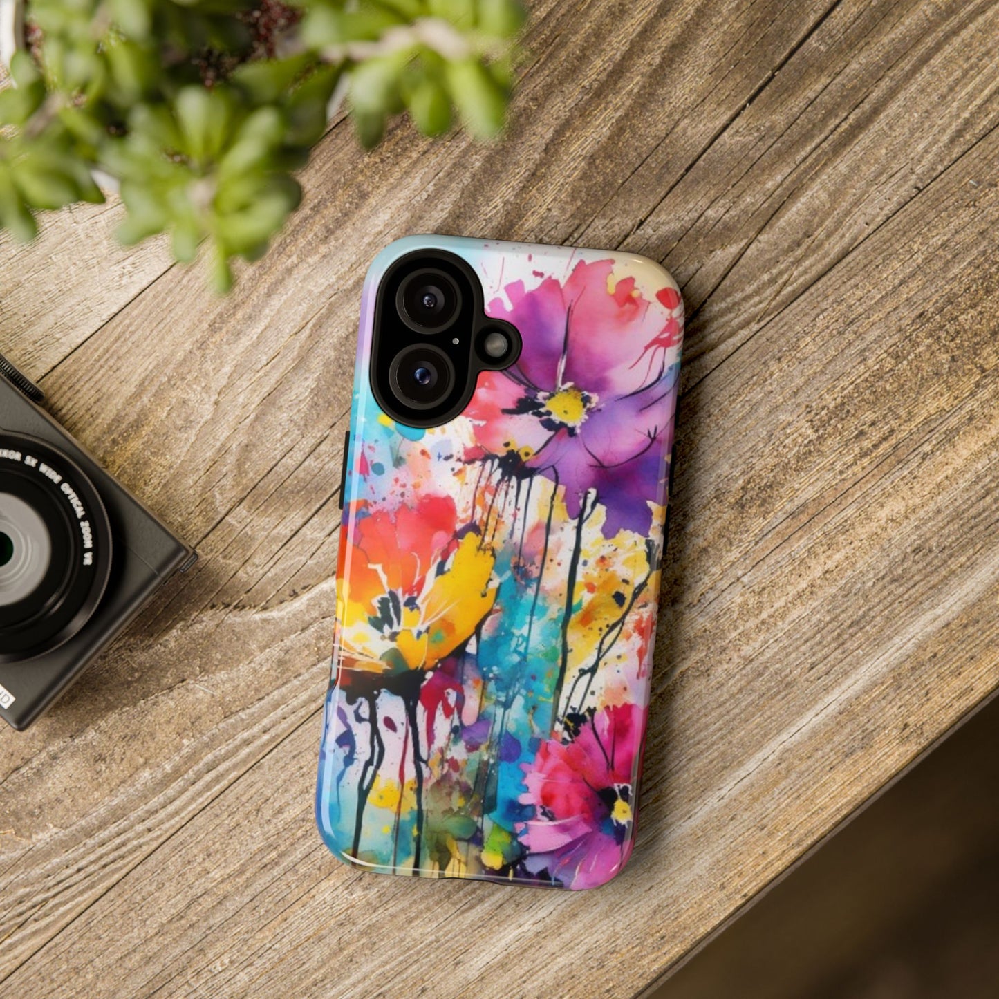 Tough Case Phone Case for iPhone 14,15,16 – Dual Layer, Matte/Glossy Finish, Wireless Charging Compatible