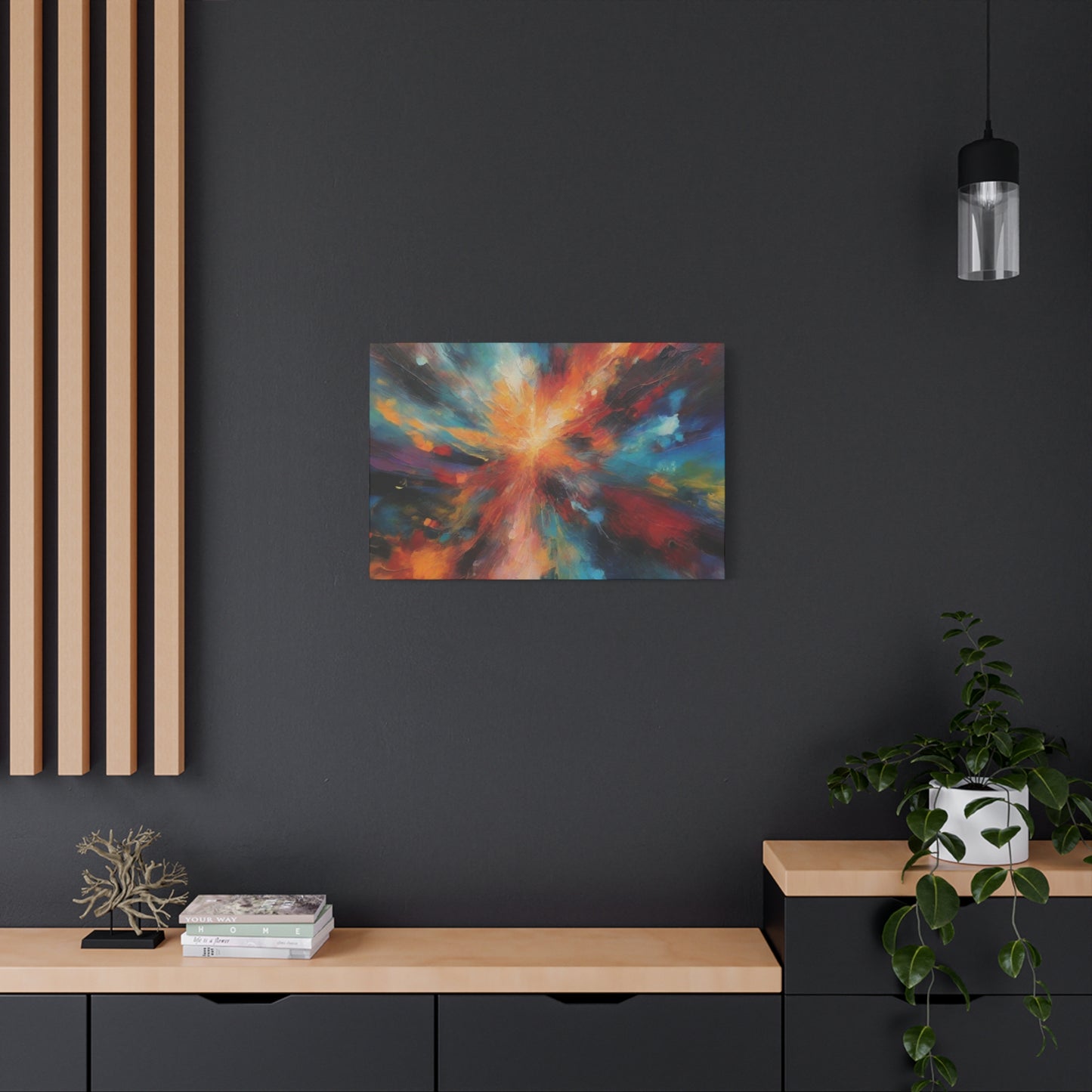 Abstract Art Canvas Print – Modern Wall Art, Digital Artwork, Matte Canvas, Ready to Hang, Home & Office Décor, Modern Wall Décor