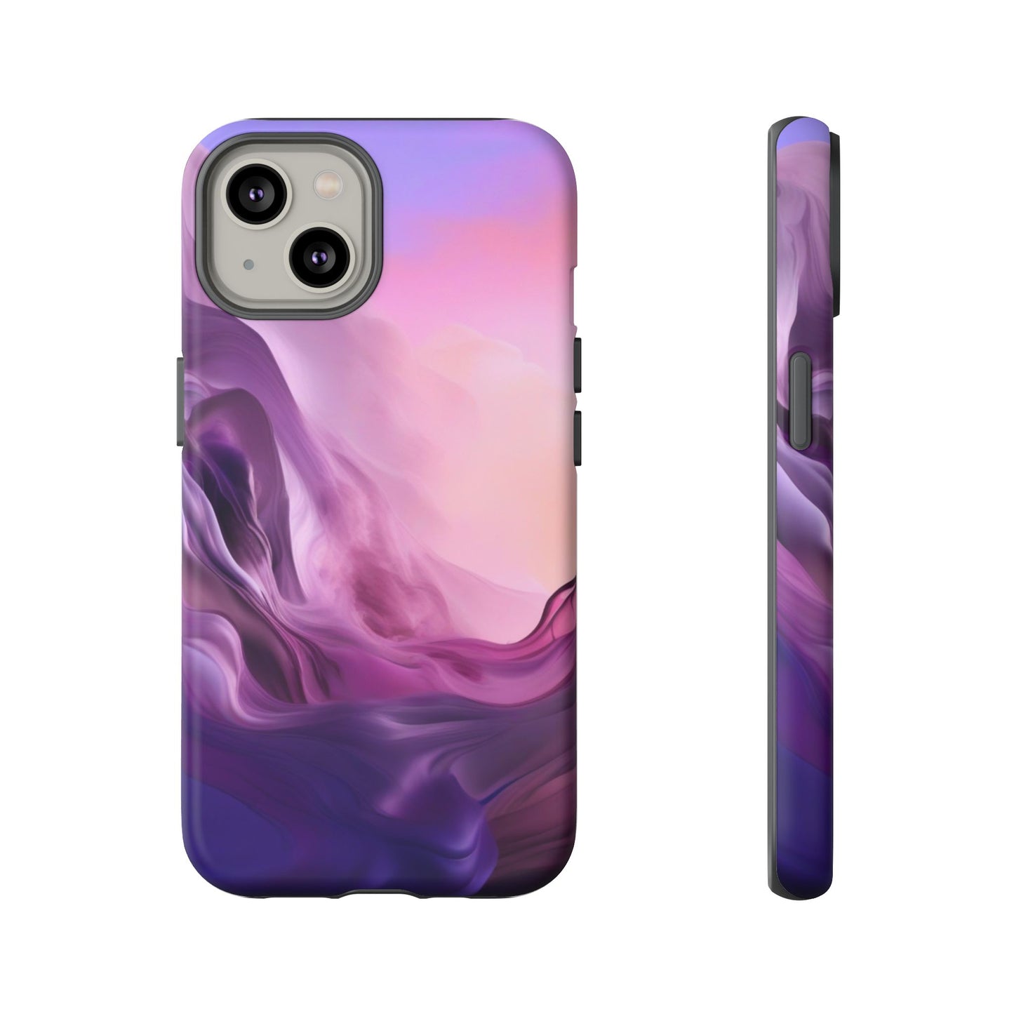 iPhone Tough Case Phone Case for iPhone 14\15\16 – Dual Layer, Matte/Glossy Finish, Wireless Charging Compatible