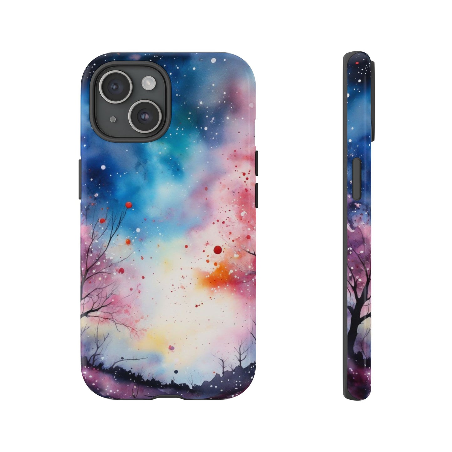 iPhone Tough Case - Fantasy, Abstract art, Phone Case for iPhone 15\16, Samsung Galaxy S25/S24 – Dual Layer, Matte/Glossy Finish, Wireless Charging Compatible