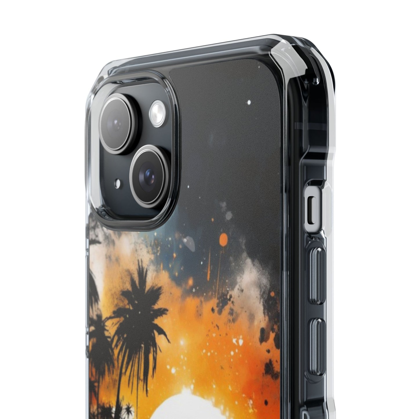 Magnetic Phone Case for iPhone 16/15/14 | Stylish Clear Impact Case, Trendy Protection for iPhone, Unique Gifts for Tech Lovers, Modern Aesthetic