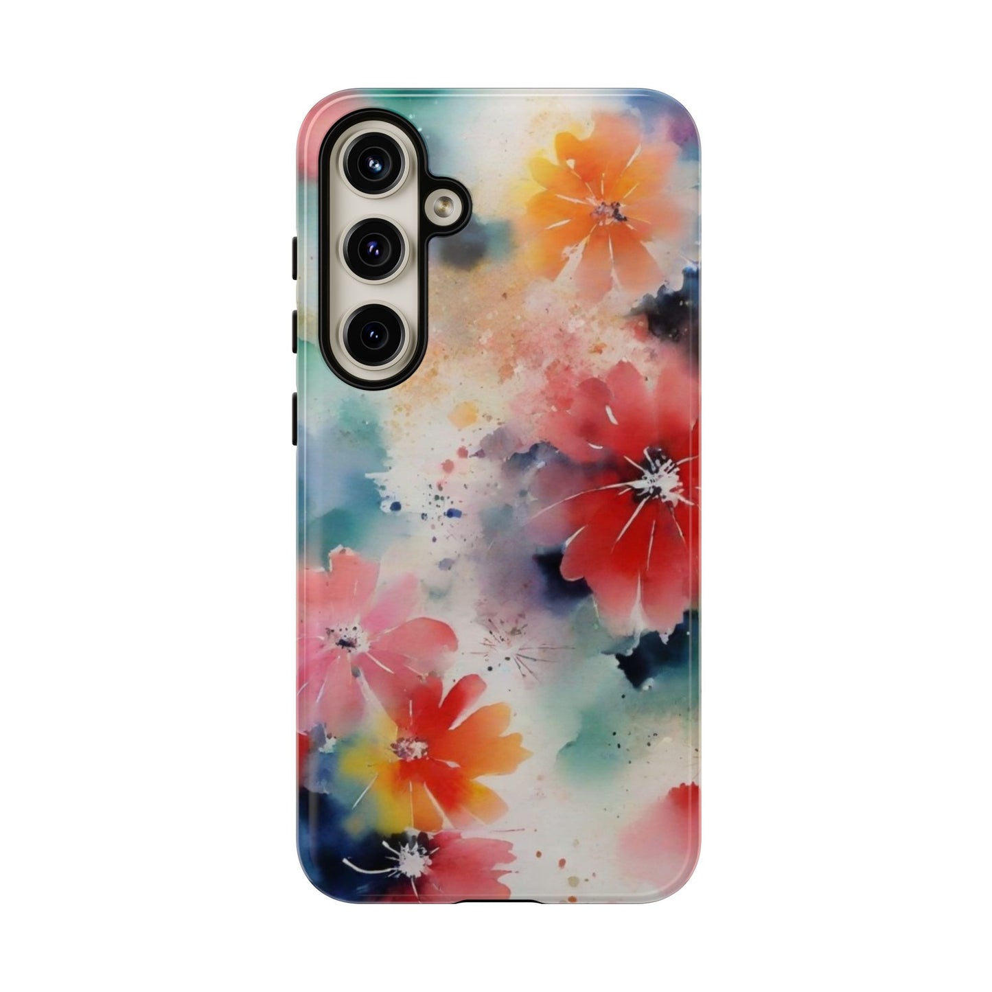 Tough Case Phone Case for Samsung Galaxy S25/S24 – Dual Layer, Matte/Glossy Finish, Wireless Charging Compatible