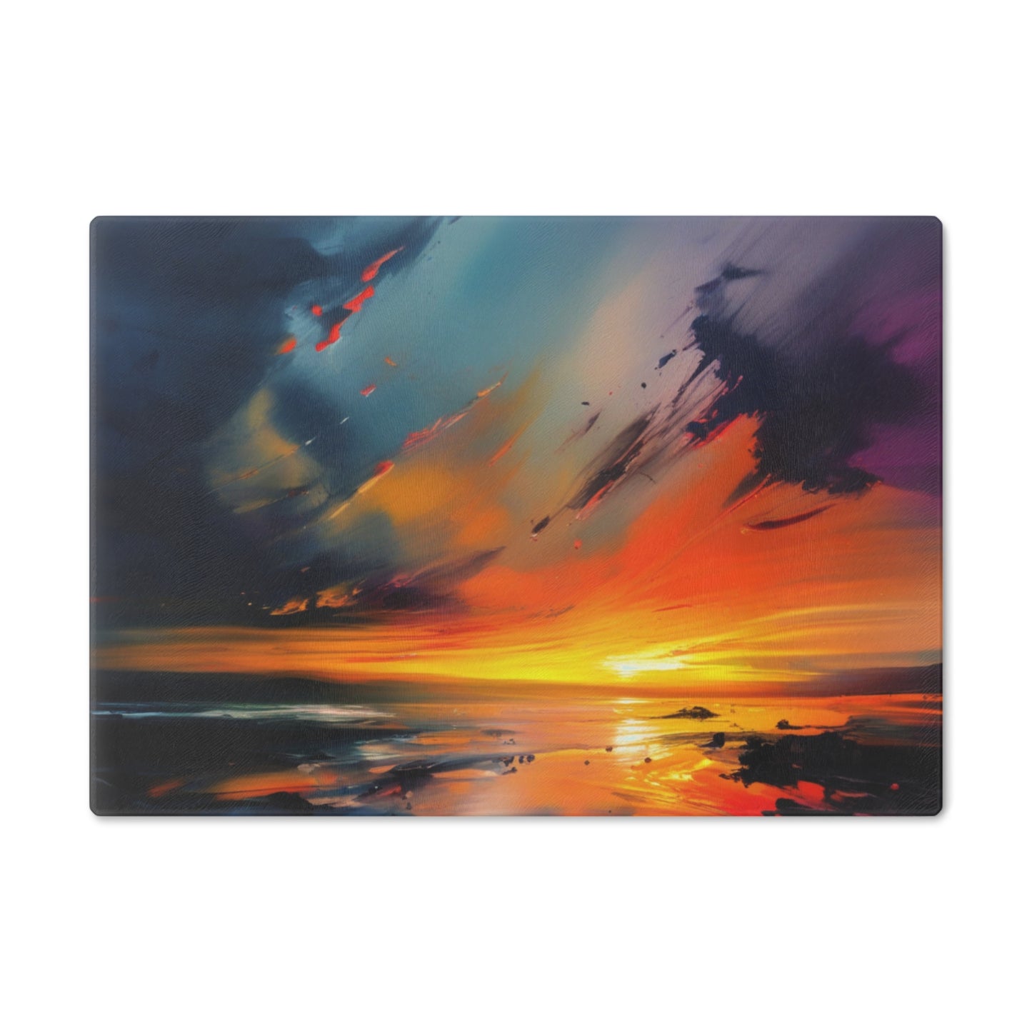 Tempered Glass Cutting Board – Hygienic, Scratch-Resistant, Dishwasher-Safe | Modern Kitchen Essential