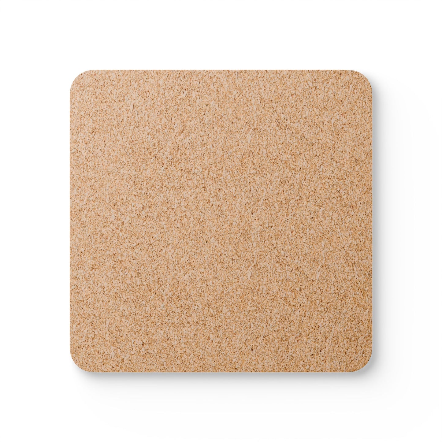 Designer Cork Coaster Set – High-Gloss Drink Coasters with Cork Backing (Set of 4)