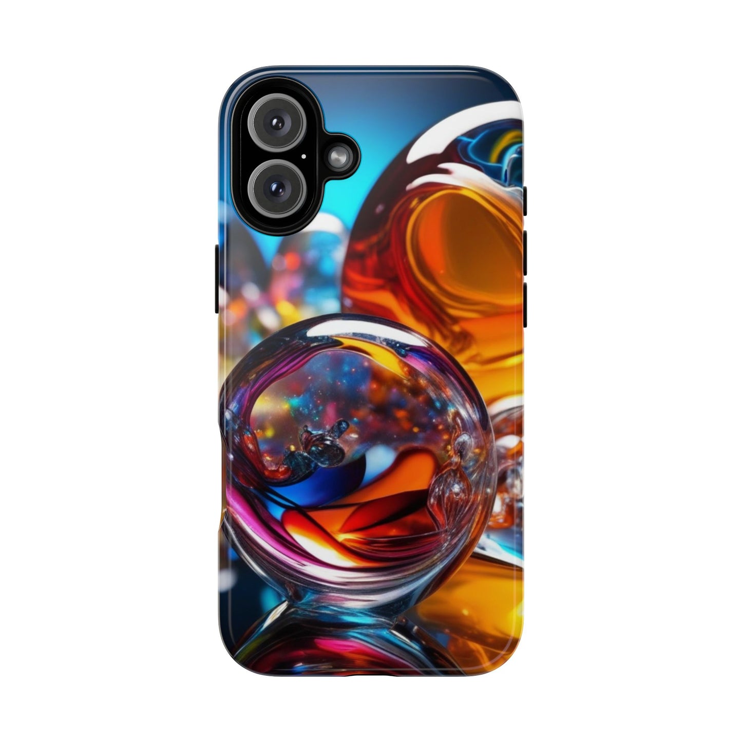 iPhone Tough Case Phone Case for iPhone 14\15\16 – Dual Layer, Matte/Glossy Finish, Wireless Charging Compatible