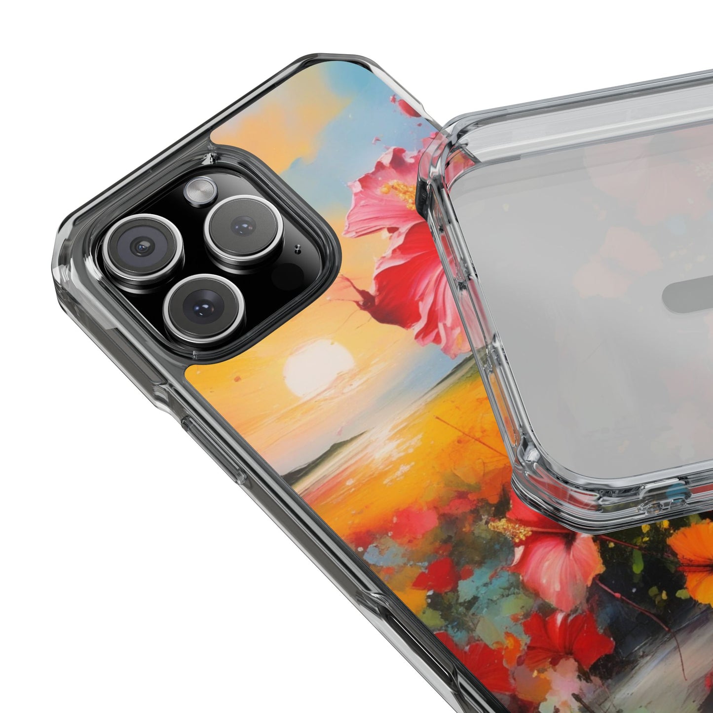 Magnetic Phone Case for iPhone 16/15/14 | Stylish Clear Impact Case, Trendy Protection for iPhone, Unique Gifts for Tech Lovers, Modern Aesthetic