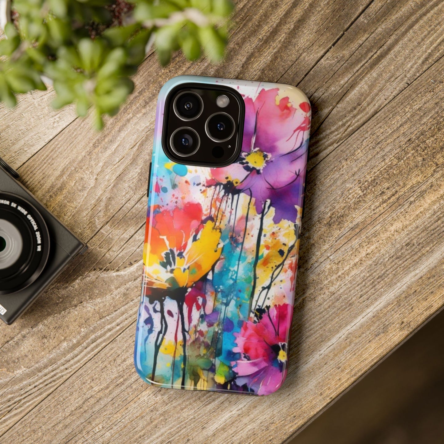 Tough Case Phone Case for iPhone 14,15,16 – Dual Layer, Matte/Glossy Finish, Wireless Charging Compatible