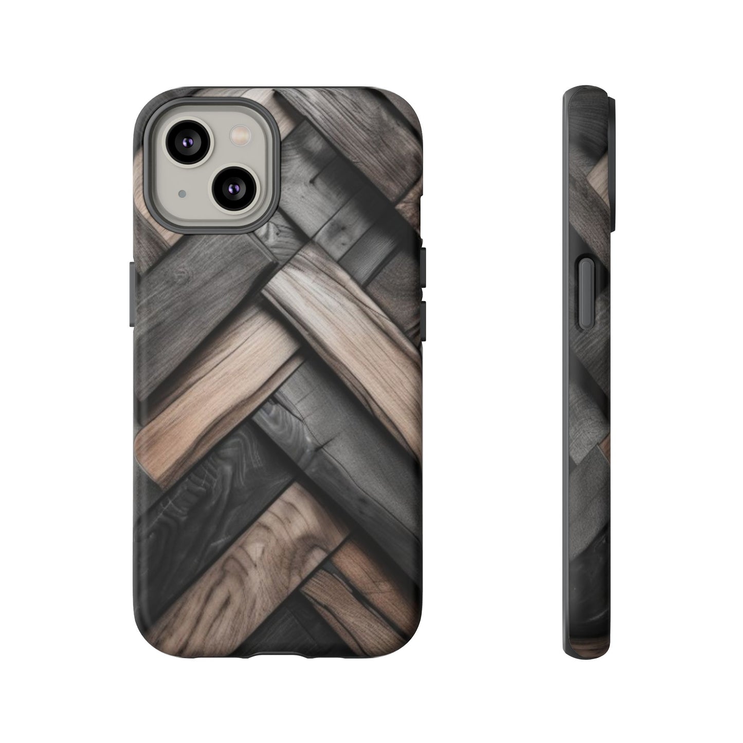 iPhone Tough Case Phone Case for iPhone 14\15\16 – Dual Layer, Matte/Glossy Finish, Wireless Charging Compatible
