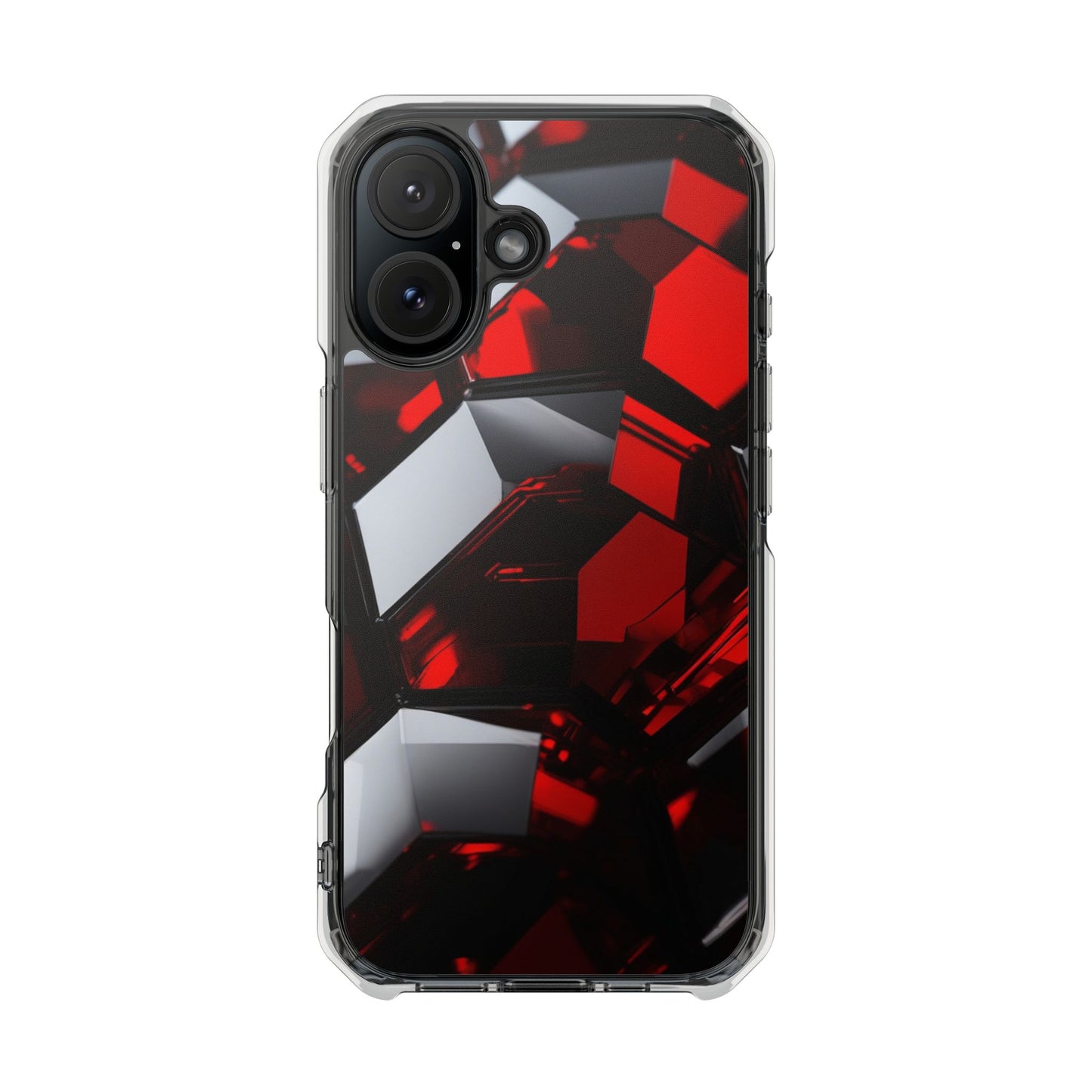 Magnetic Impact Phone Case for iPhone 16/15/14, Protection, Trendy Gift, Minimalist Style.
