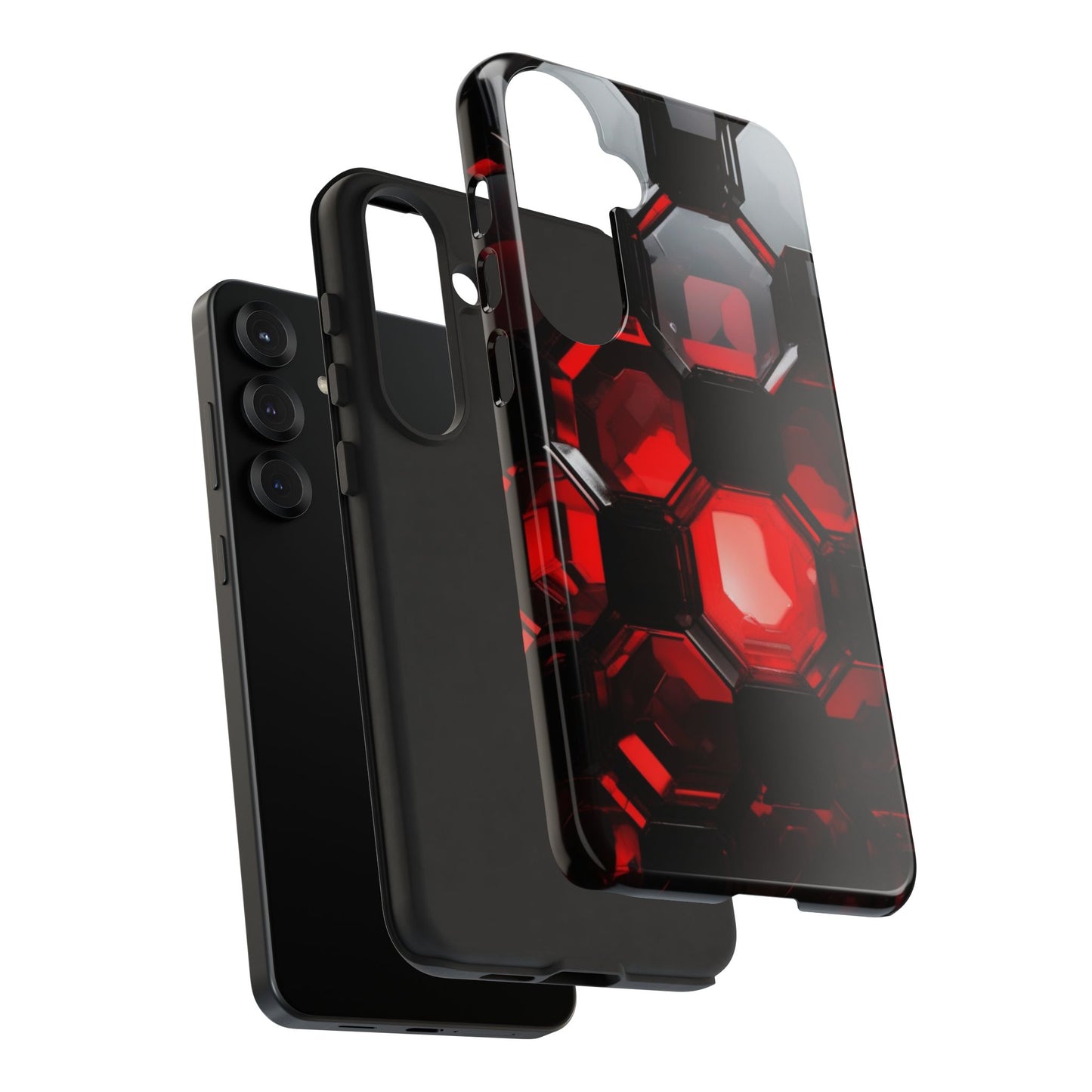 Tough Case Phone Case for Samsung Galaxy S25/S24 – Dual Layer, Matte/Glossy Finish, Wireless Charging Compatible