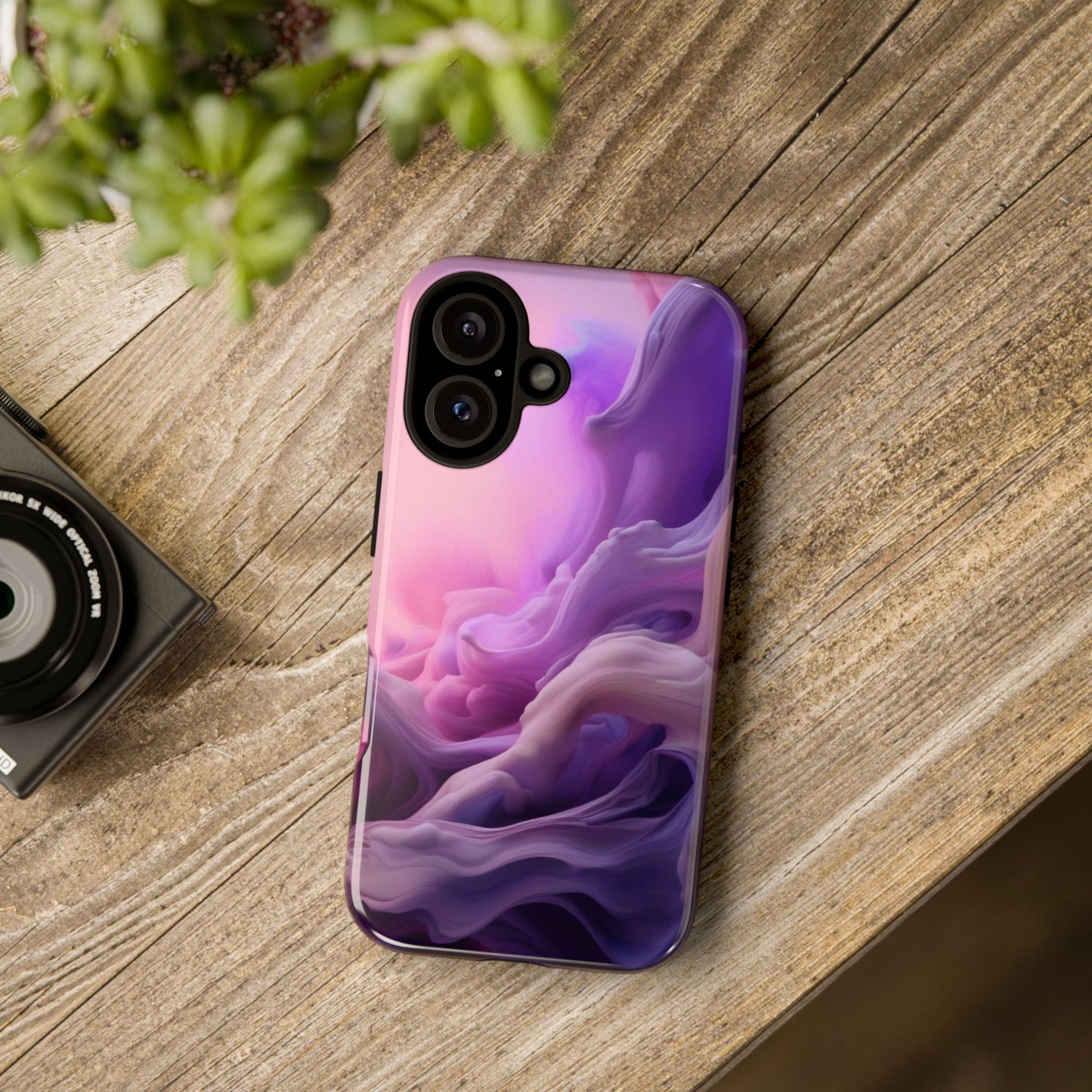 iPhone Tough Case Phone Case for iPhone 14\15\16 – Dual Layer, Matte/Glossy Finish, Wireless Charging Compatible