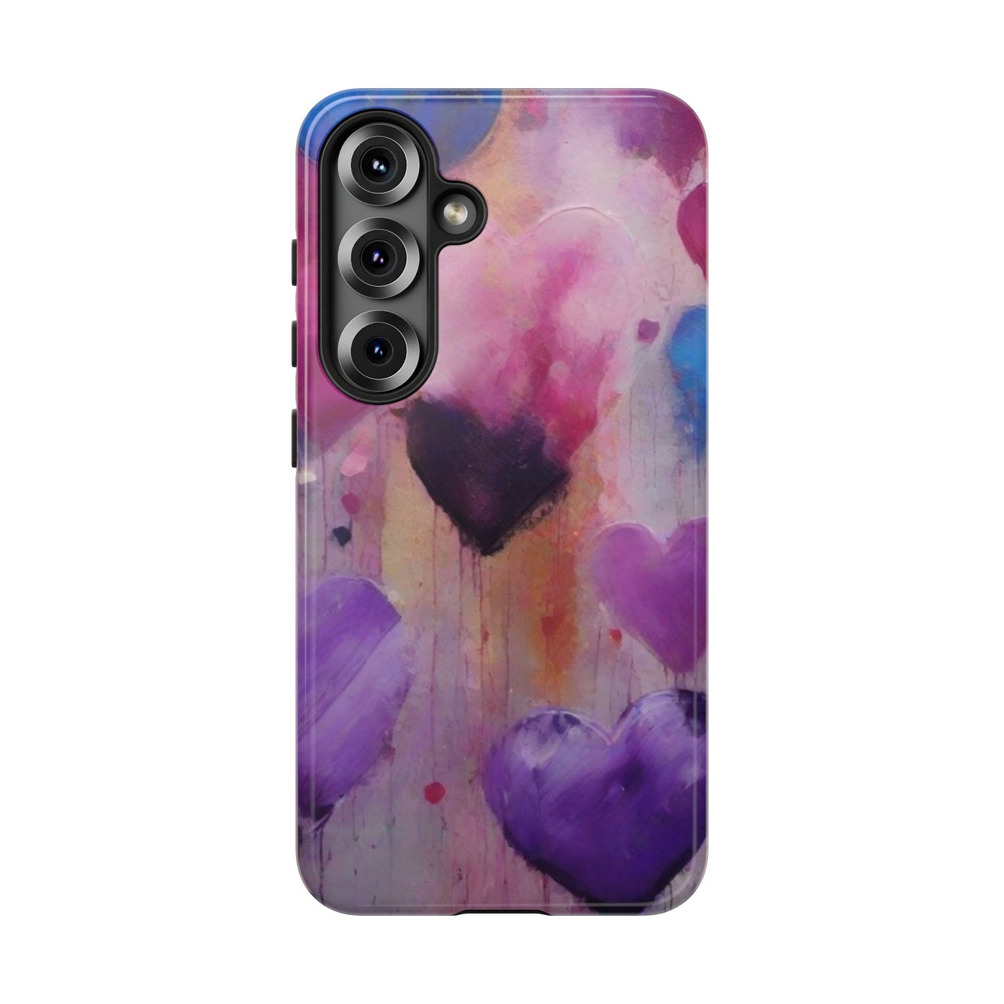 iPhone Tough Case Phone Case for iPhone 16, Samsung Galaxy S25 – Dual Layer, Matte/Glossy Finish, Wireless Charging Compatible