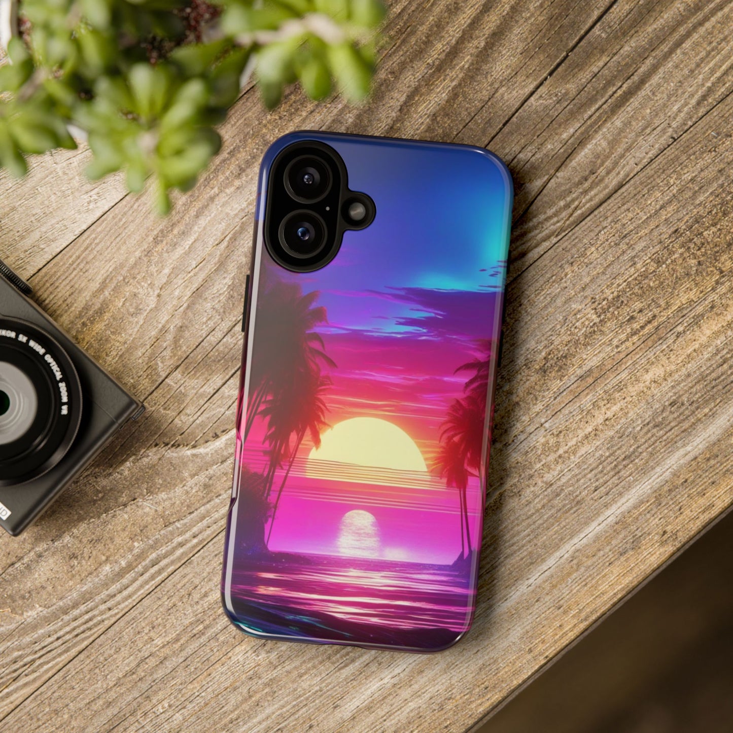 iPhone Tough Case Phone Case for iPhone 14\15\16 – Dual Layer, Matte/Glossy Finish, Wireless Charging Compatible